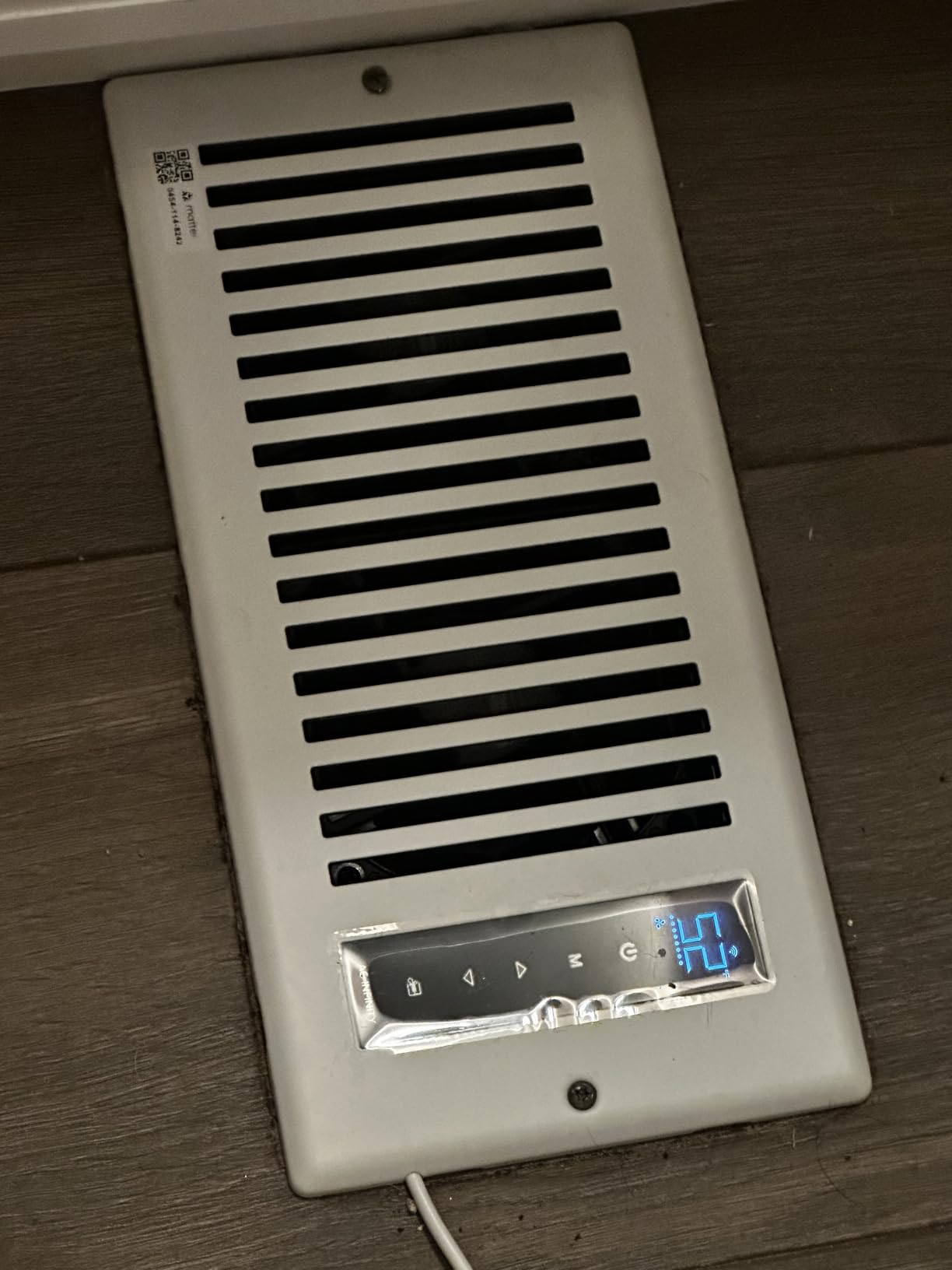 AC Infinity AIRTAP T4, White Register Booster Fan for 4”x10” Openings customer photo 1