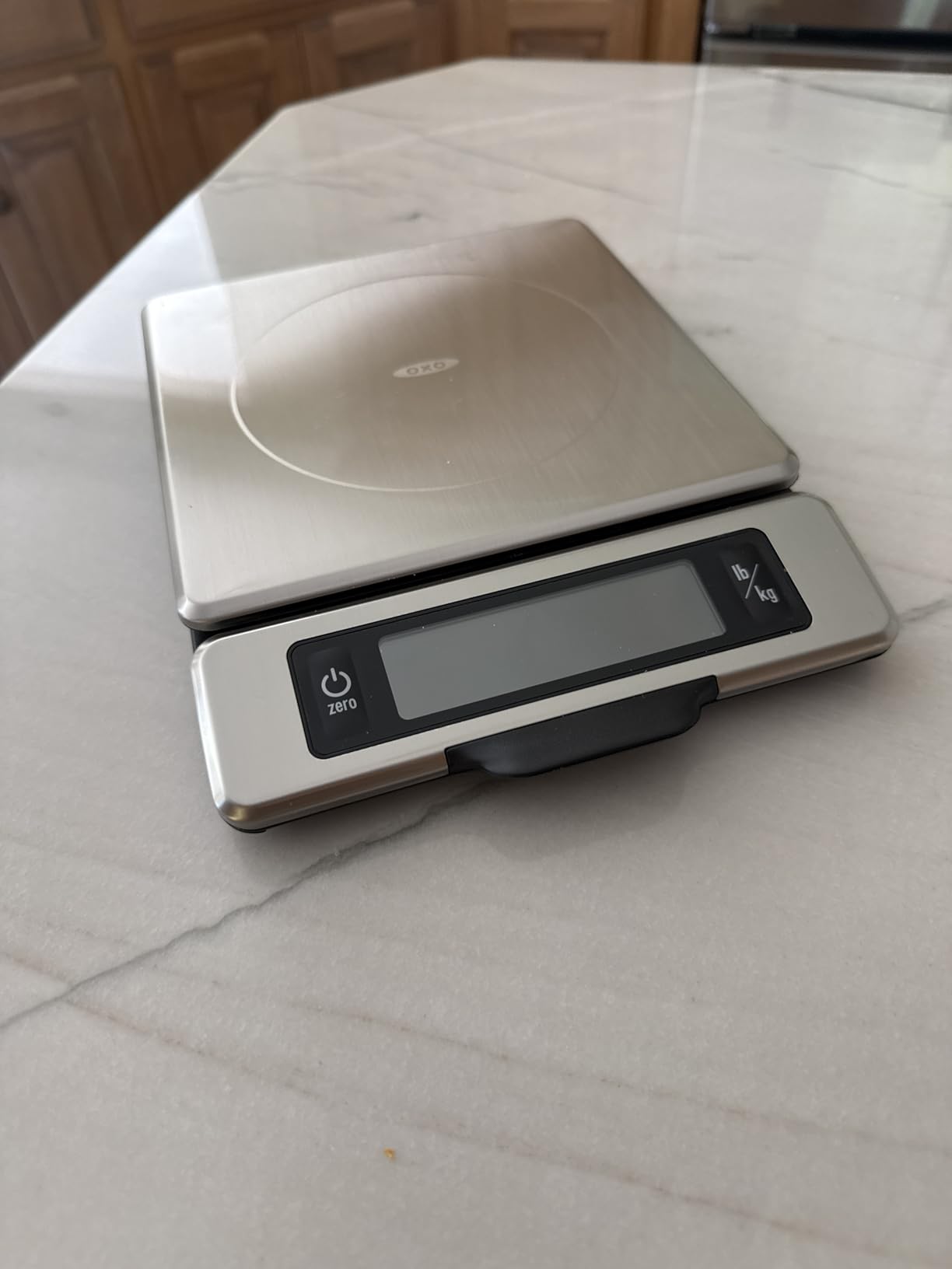 OXO Good Grips 11 Pound Stainless Steel Food Scale with Pull-Out Display customer photo 2