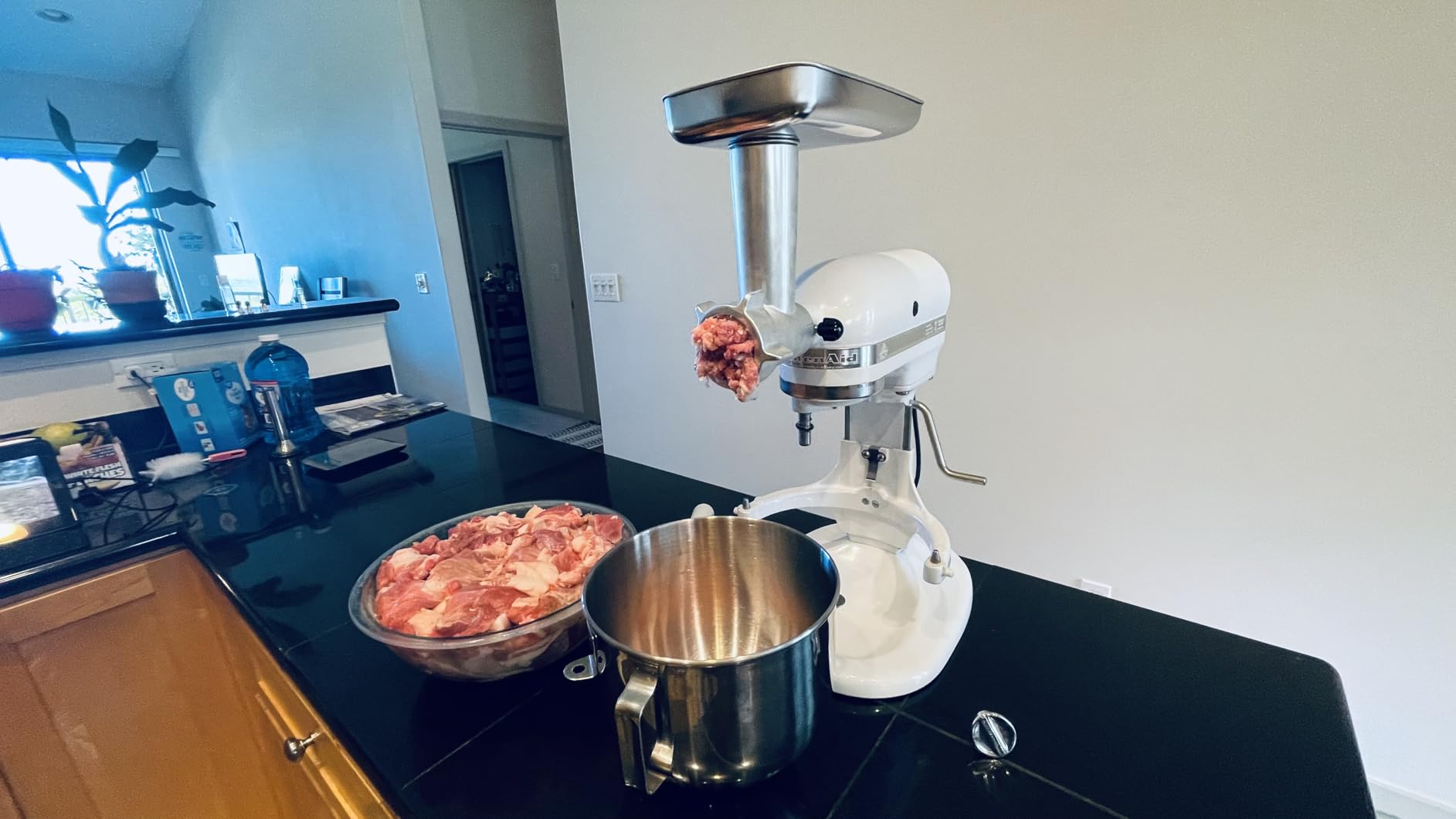 GVODE Metal Meat Grinder Attachment for KitchenAid Stand Mixer,Food Grinder customer photo 2