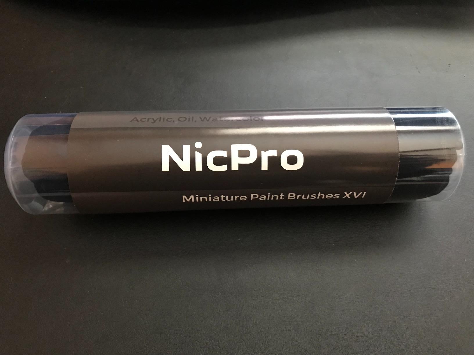 Nicpro 15 PCS Detail Paint Brushes, Miniature Paint Brushes for Detailing customer photo 1