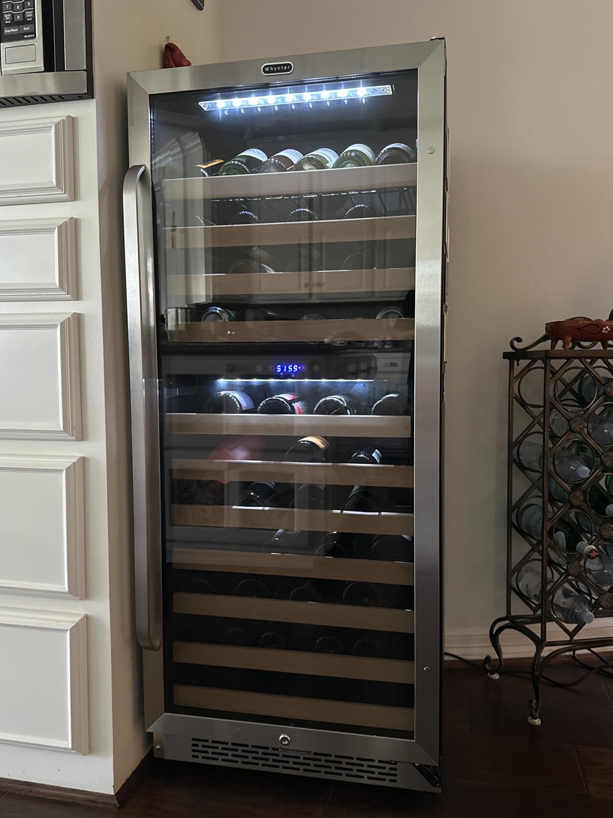 Whynter Wine Refrigerator, 92 Bottle, Large Capacity, Dual Zone, BWR-0922DZ customer photo 1