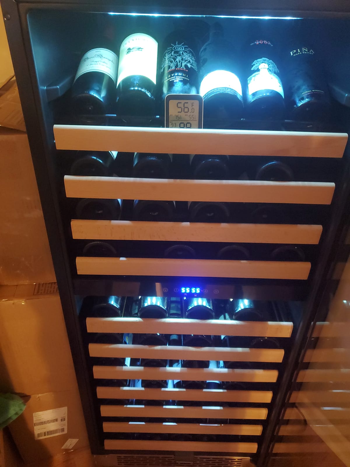 Whynter Wine Refrigerator, 92 Bottle, Large Capacity, Dual Zone, BWR-0922DZ customer photo 2