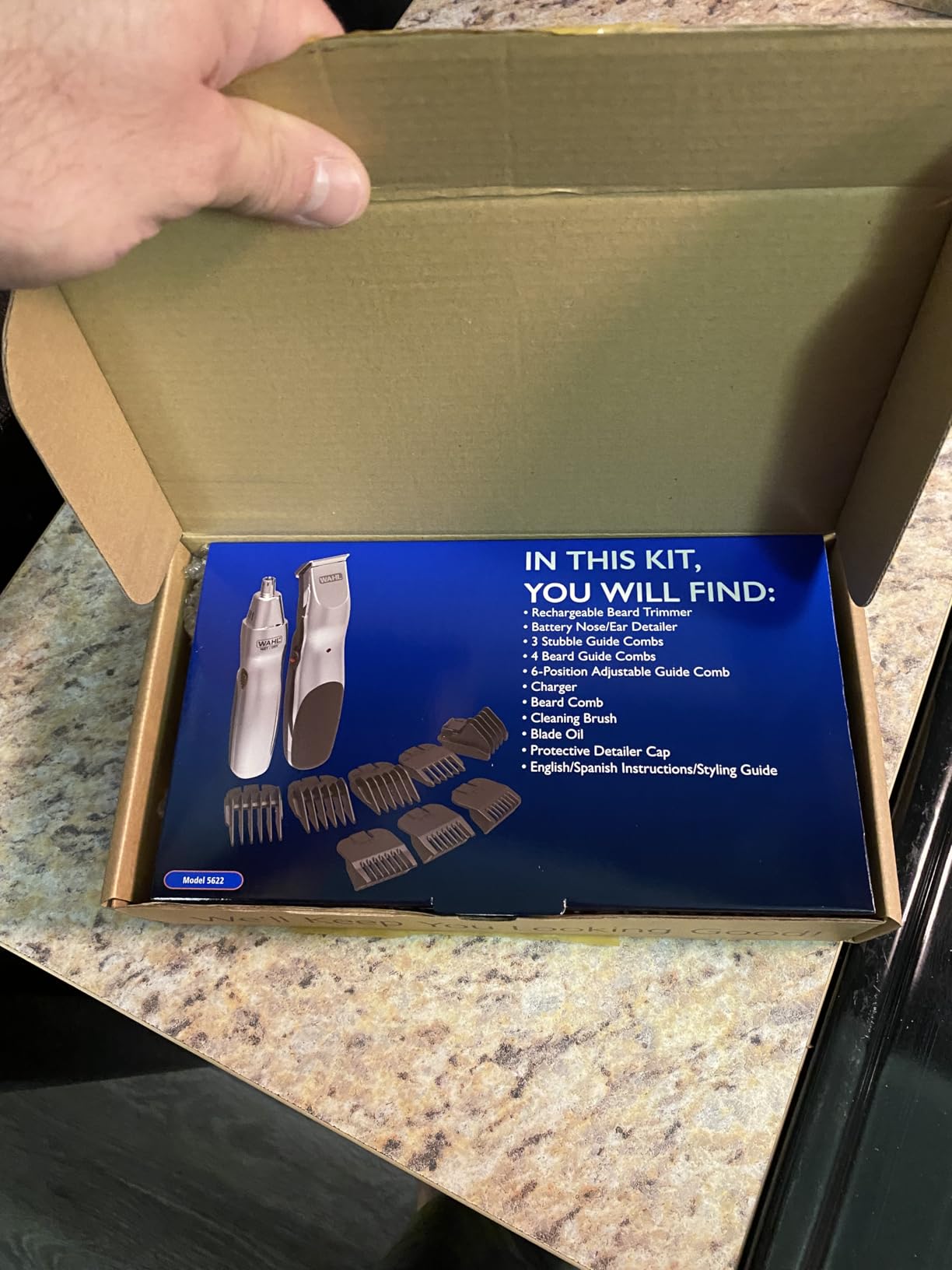Wahl Groomsman Rechargeable Beard Trimmer Kit & Bonus Battery Nose Trimmer customer photo 1
