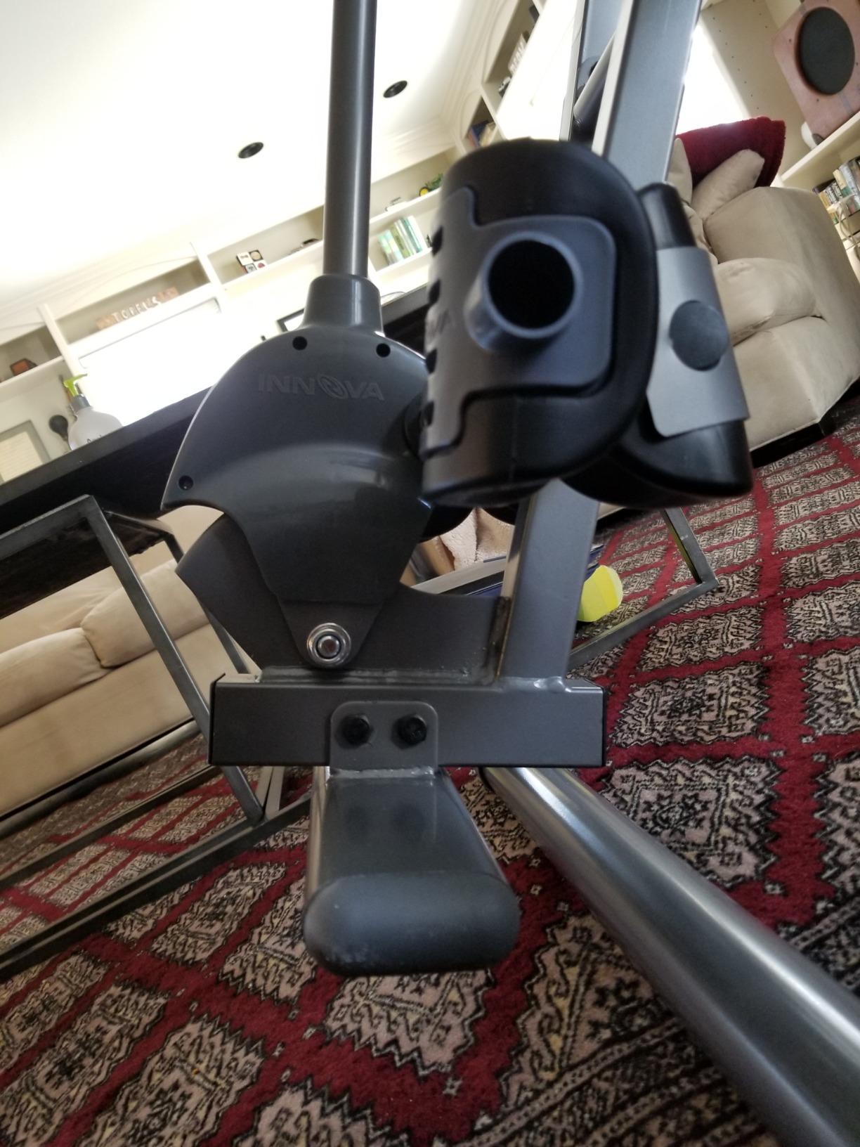 Innova ITX9900 Inversion Table with Air Lumbar Support, Black/Gray customer photo 1