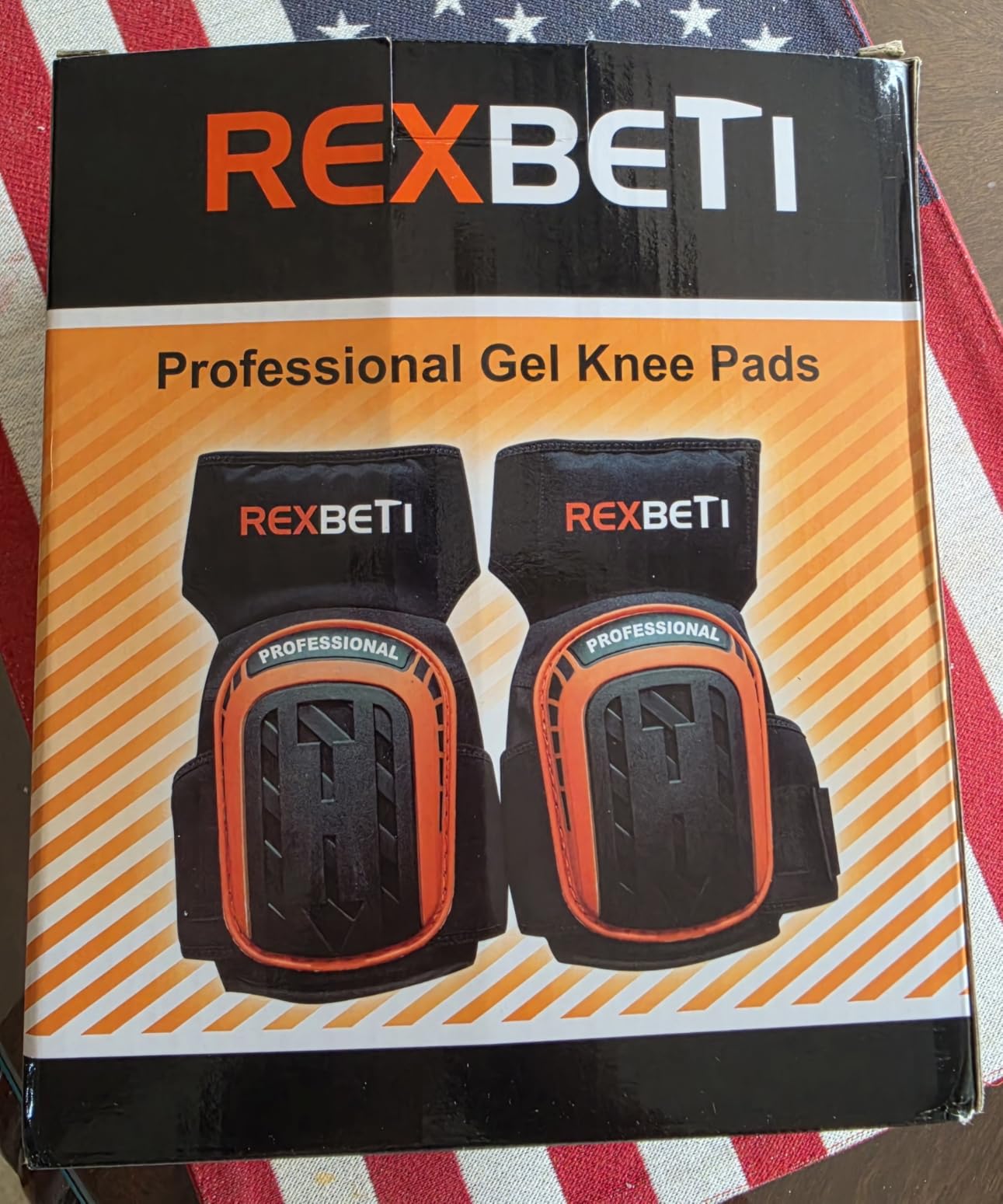 REXBETI Knee Pads for Men, Anti-slip Construction Gel Knee Pads for Work customer photo 1