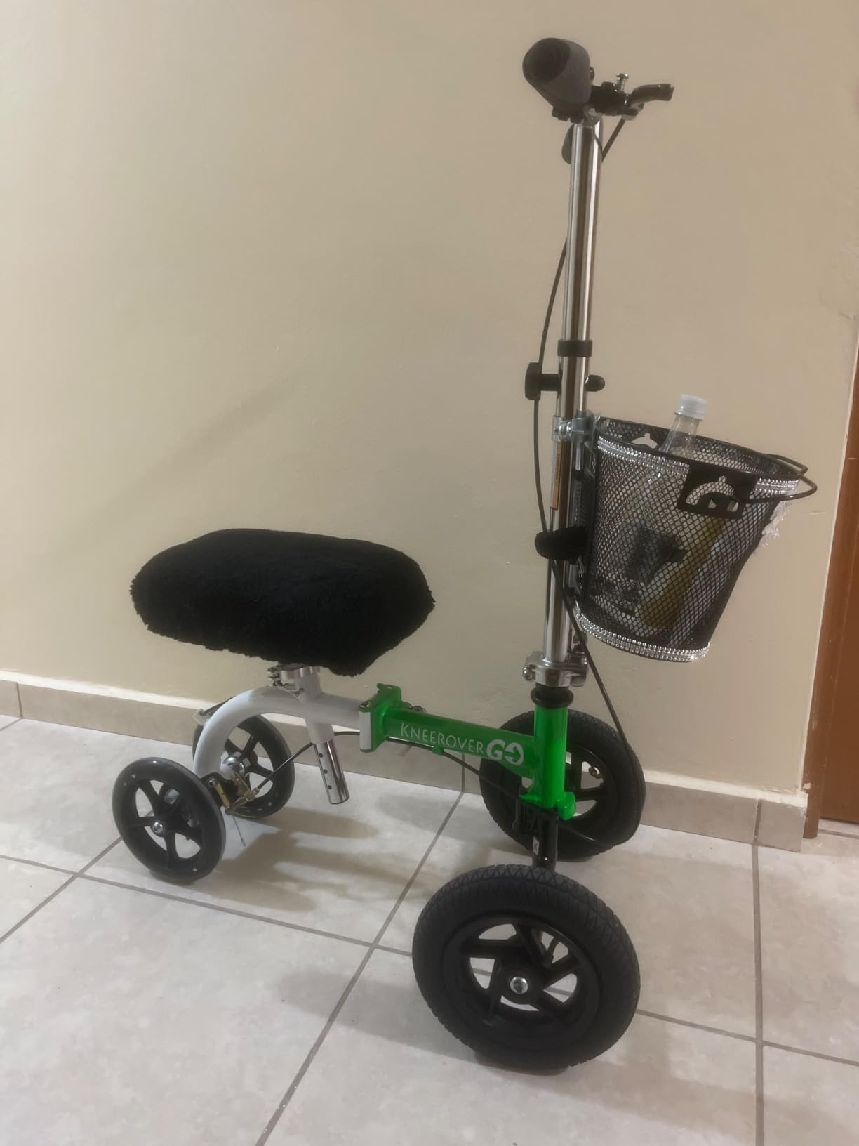 KneeRover GO Hybrid Knee Scooter for Adults, Green customer photo 2
