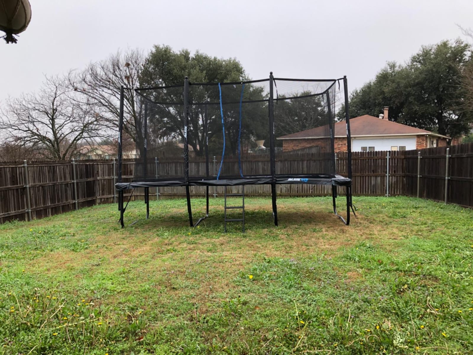 ACON 16 HD Rectangular Trampoline 17x9.8 ft, 140 HD Springs, SafeMat | Big rectangle trampoline for outdoor use, 330 lb capacity, enclosure & ladder, heavy duty steel frame, safemat protection customer photo 1