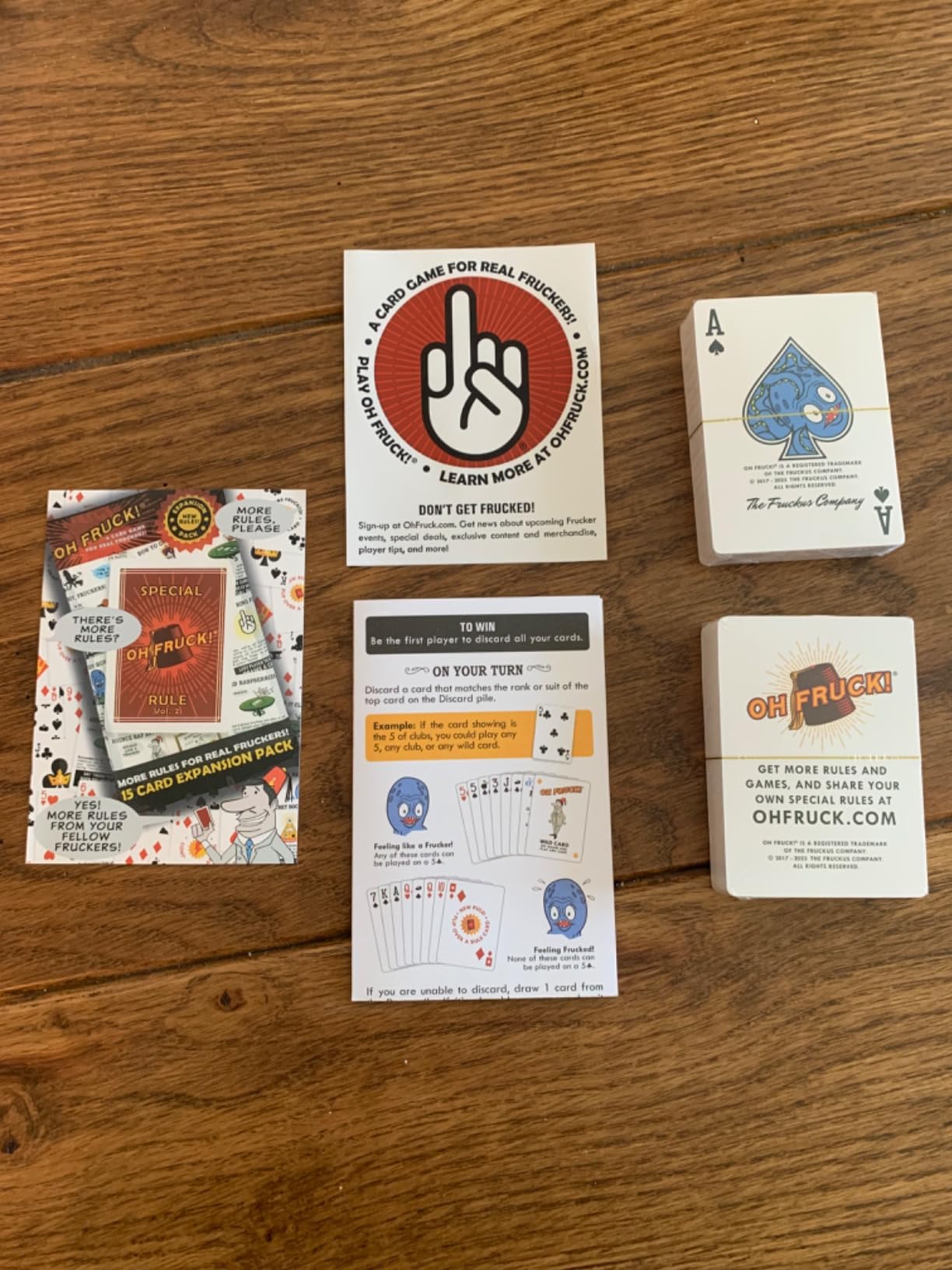 Oh Fruck! A Raucous Card Game that Combines Strategy with Special Rules that Change Every Time You Play. customer photo 1