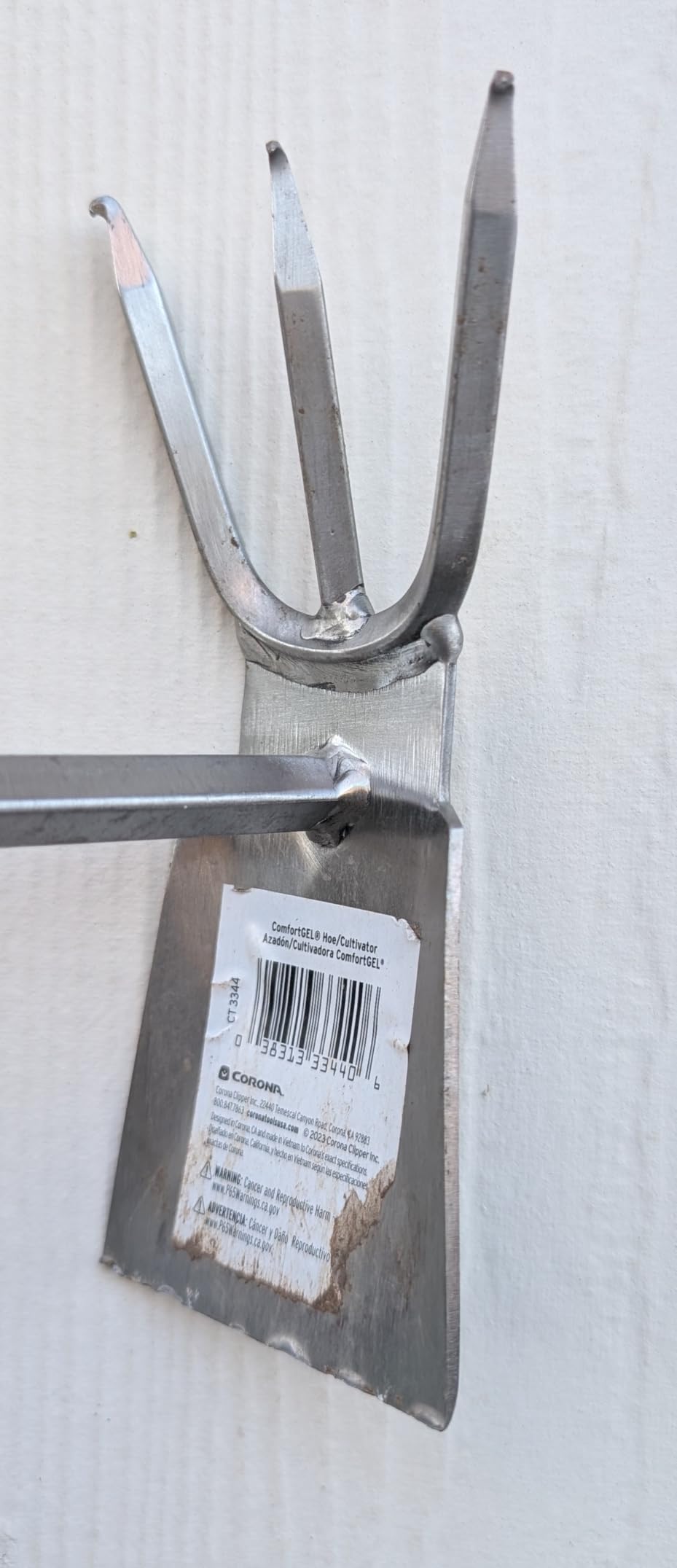 Corona CT 3344 Premium Stainless Steel ComfortGEL Hoe/Cultivator, Red customer photo 1