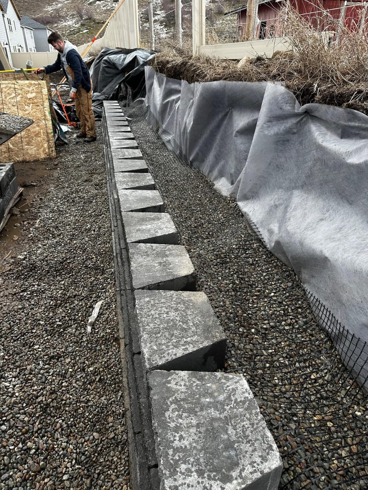 Bi-Directional Universal Retaining Wall Geogrid, Walls Up to 6 Feet 3'x50' customer photo 2
