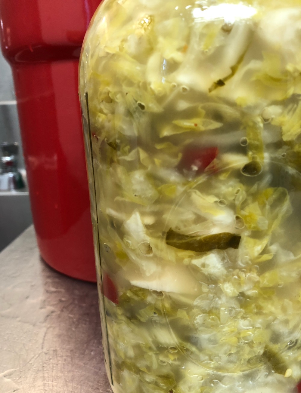 SEEUTEK Fermentation Crock Jar 1.3 Gallon for Sauerkraut Pickling Kimchi customer photo 2
