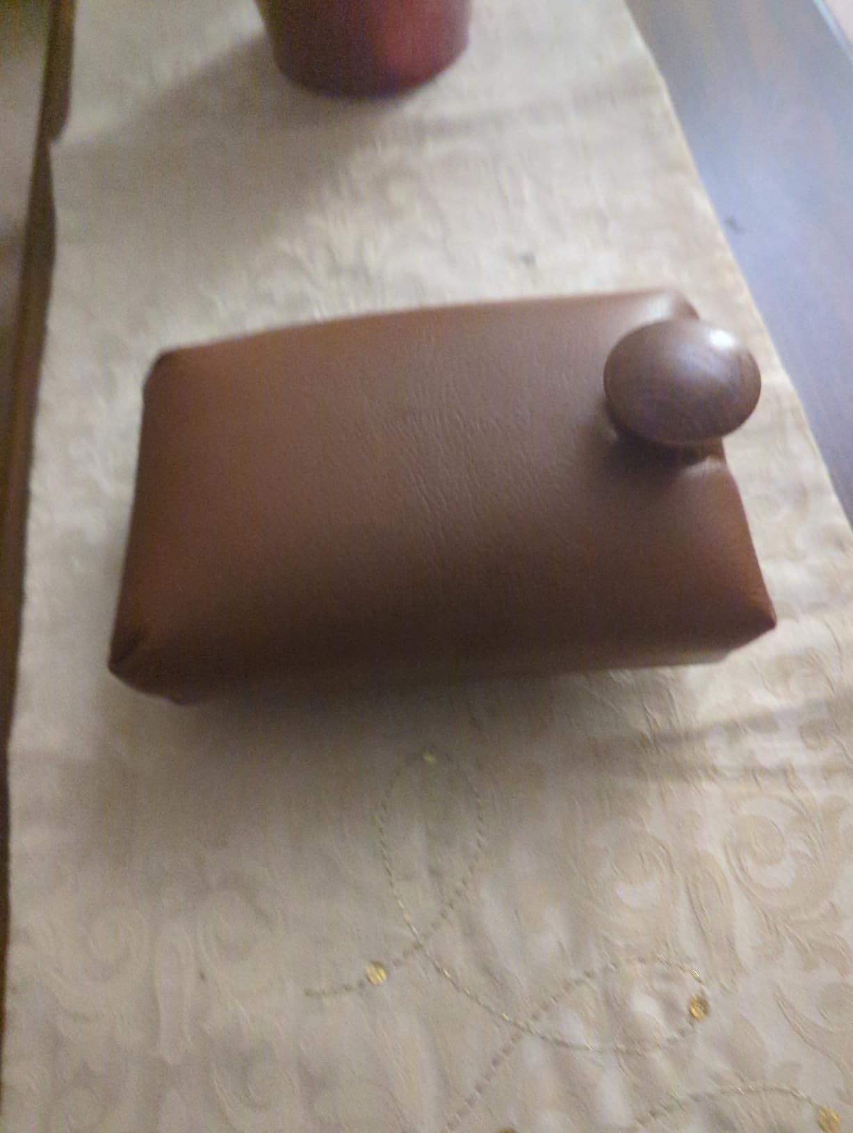 Natural Grain Cow Leathers: 12'' x 12'' Pre-Cut Leather Pieces (Cognac, 1 Piece) customer photo 1