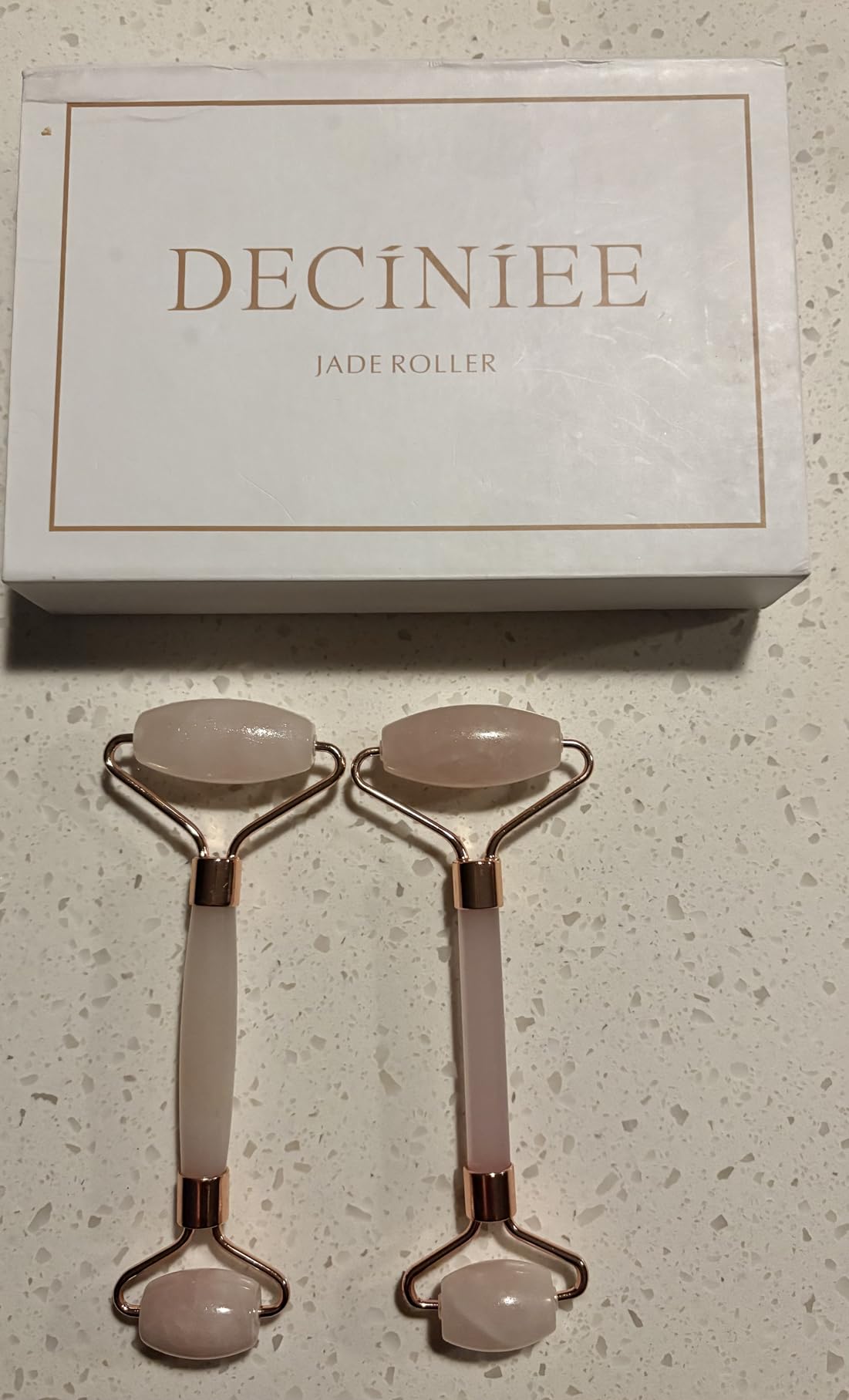 Deciniee Gua Sha Face Roller Tools: Jade Roller Facial Tools for Skin Care - Facial Massager for Face, Eyes, Neck, Relieve Fine Lines and Wrinkles customer photo 2