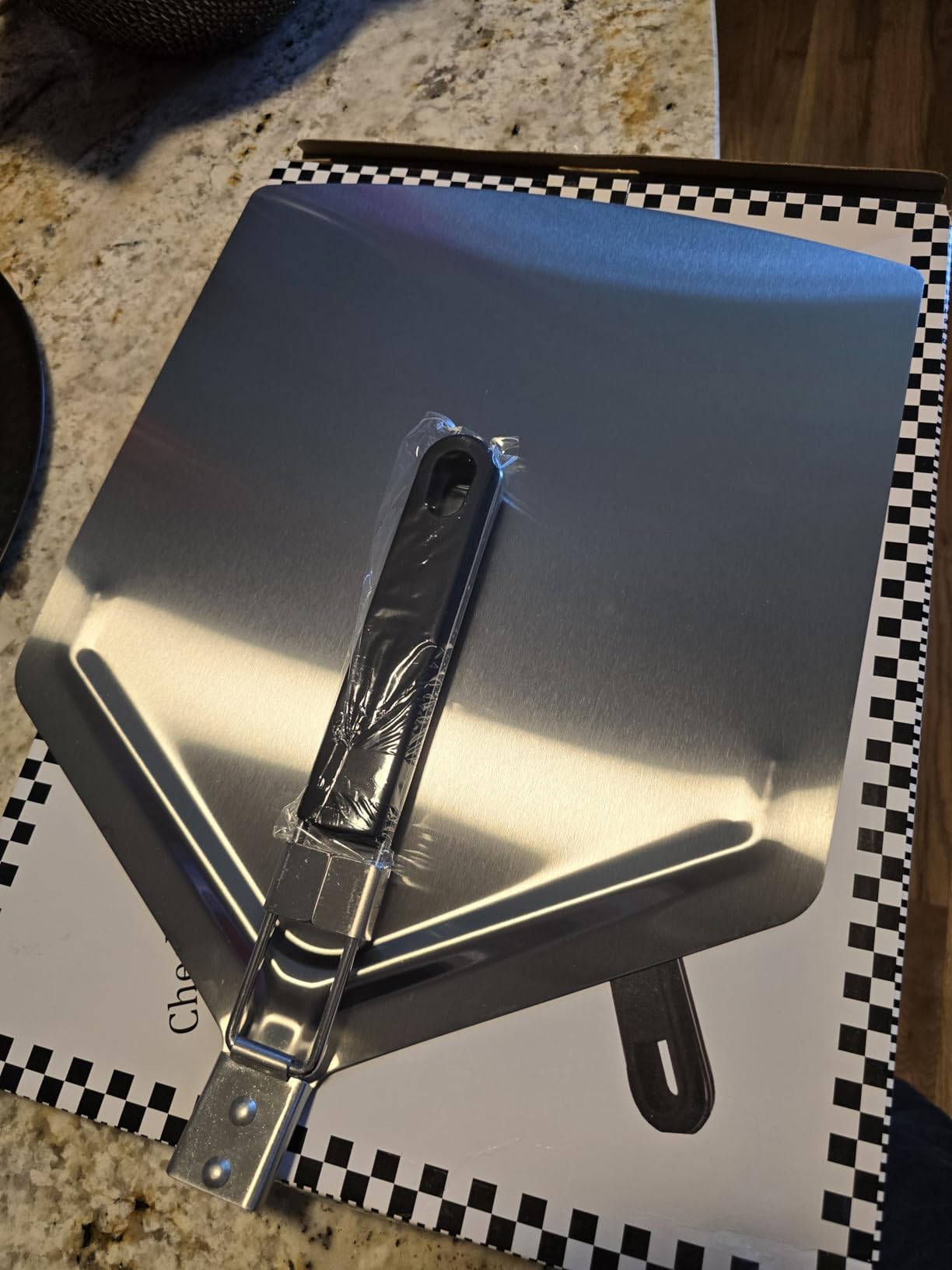 Checkered Chef Pizza Peel - Foldable 13