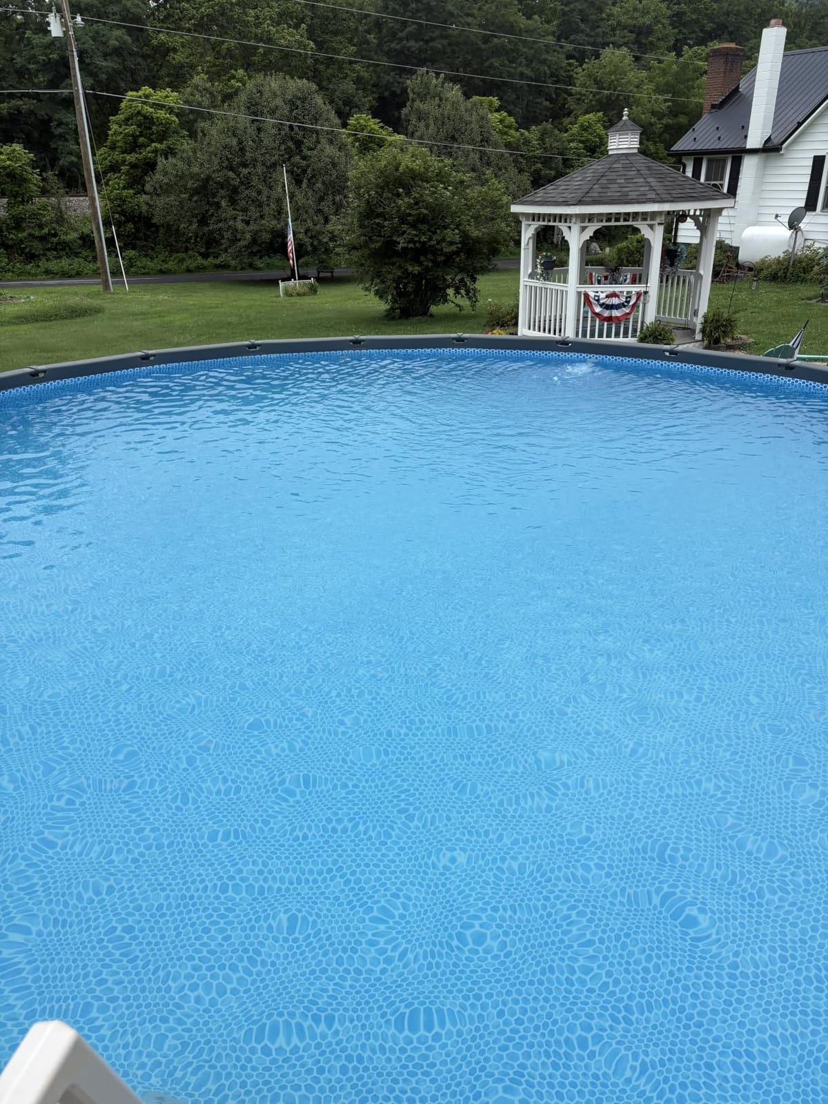 INTEX Ultra XTR 24ft x 52in Round Above Ground Swimming Pool Set w/Pump | 26339EH - 2100 GPH Sand Filter Pump, Ladder, Pool Cover & Ground Cloth Included - Strong Galvanized Steel Frame customer photo 1