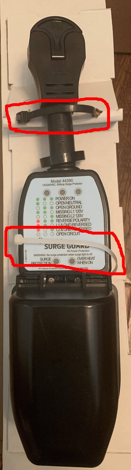 Southwire Company LLC 44390 Surge Guard 50A Portable , Black customer photo 2