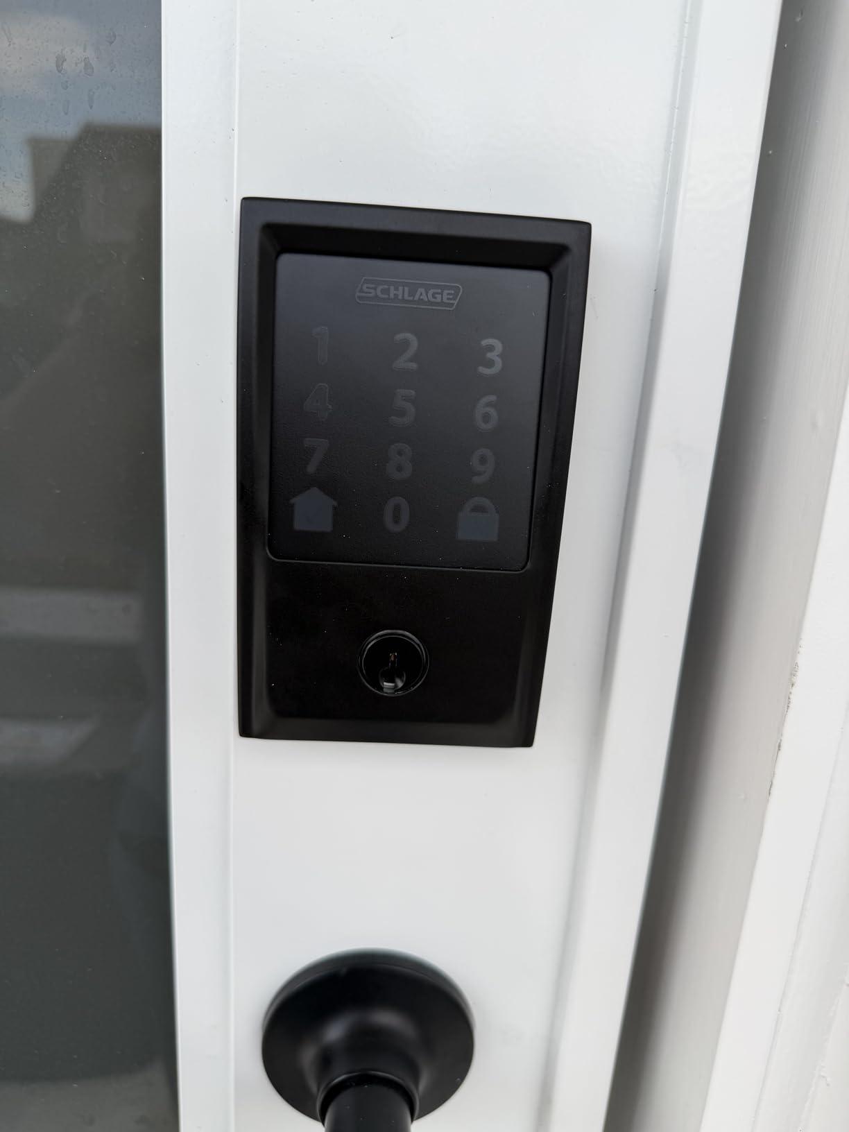 Schlage Encode Smart WiFi Deadbolt Lock with Camelot Trim, Satin Nickel customer photo 1