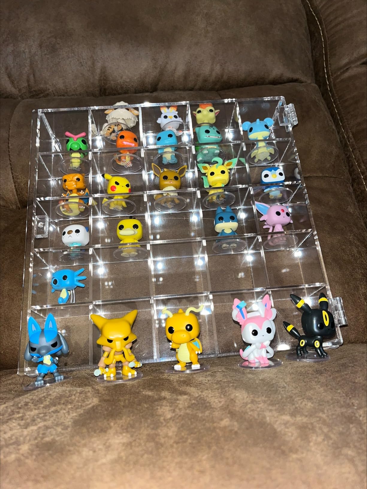 Ikee Design Acrylic 25-Compartment Display with Mirrored Back Case Cabinet customer photo 1