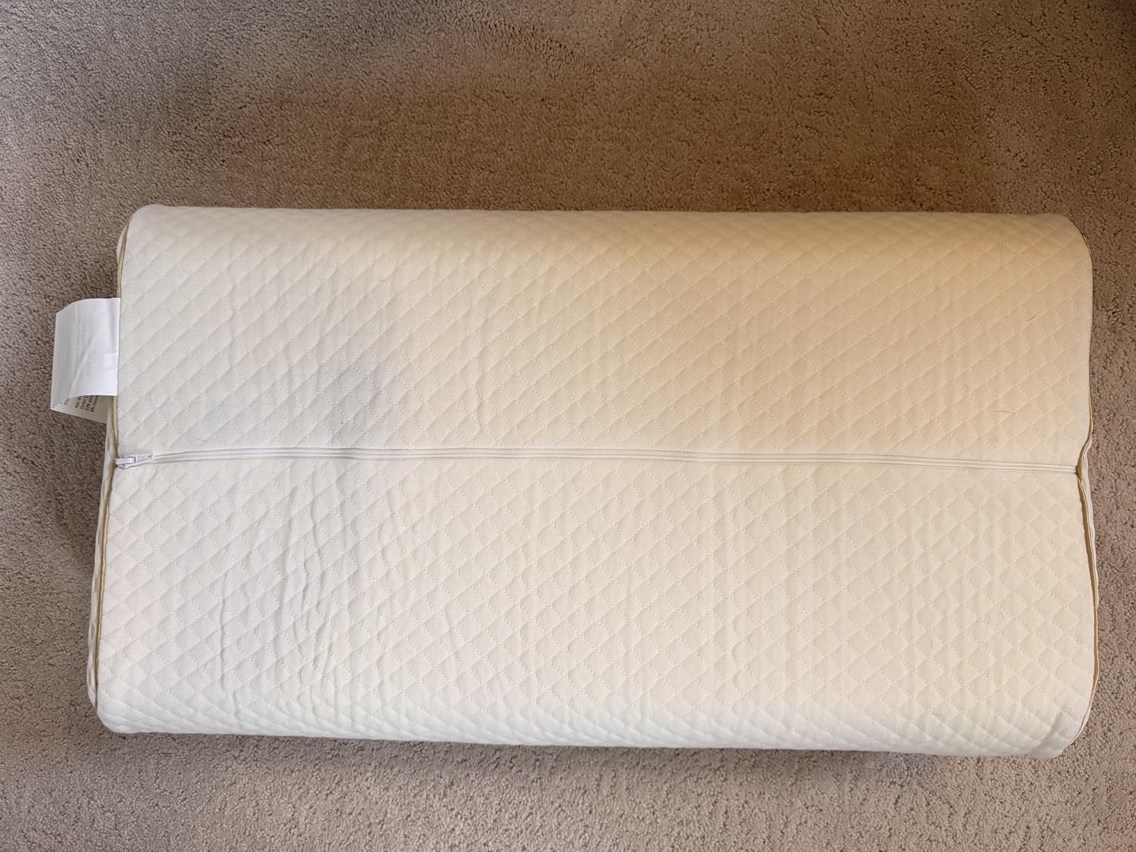 Royal Therapy Memory Foam Pillow, Queen Neck Pain Relief, Contour Cervical Pillow, for Neck and Shoulder Pain, Side, Back and Stomach Sleeper, 24x14x5 inches customer photo 1
