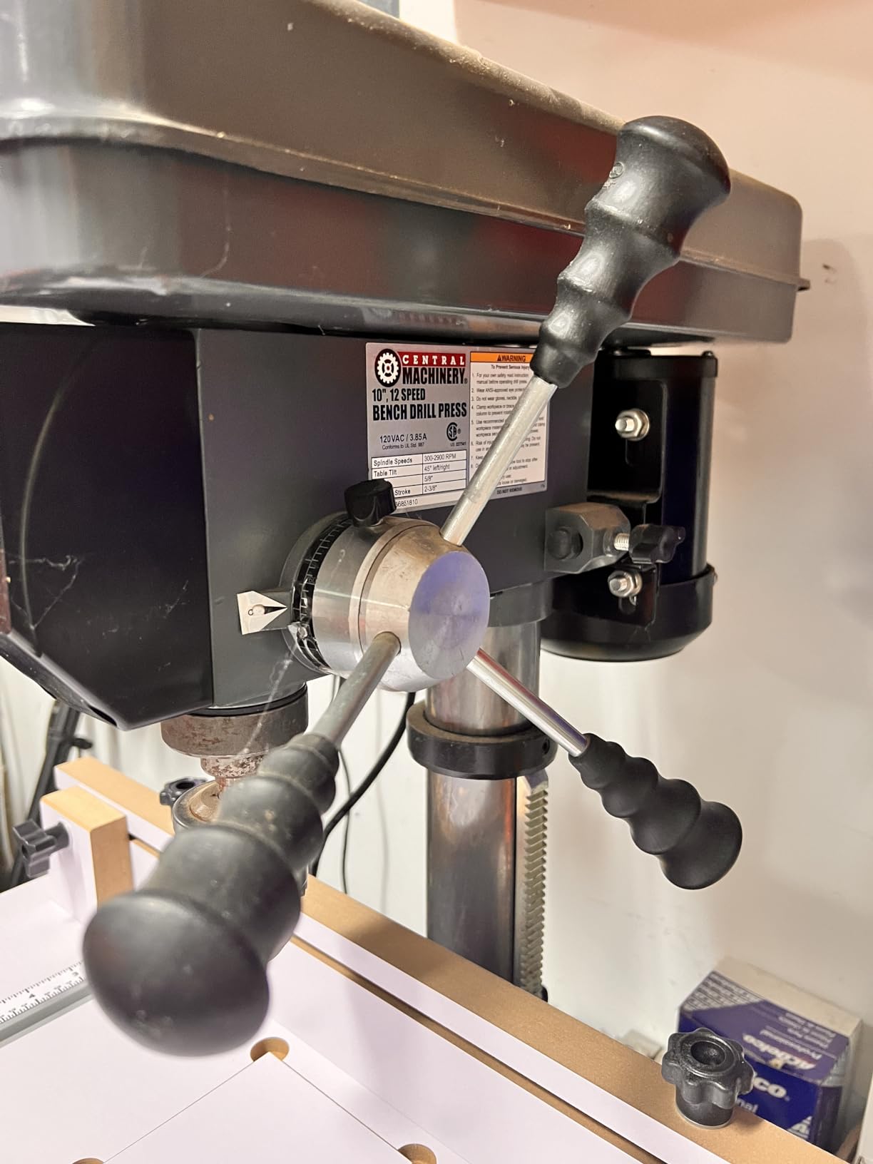 WEN DPA2412T 24 in. x 12 in. Drill Press Table with an Adjustable Fence and Stop Block customer photo 2