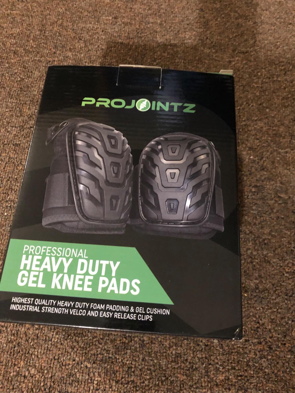 Gel Knee Pads for Work – Heavy Duty Construction Knee Pads With Foam Cushioning - Adjustable, Comfortable Fit For Flooring, Roofing, Gardening customer photo 2