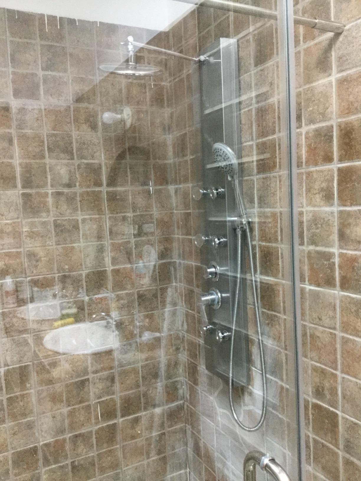 ROVOGO Shower Panel Tower System With Adjustable Shower Head, Brushed customer photo 1