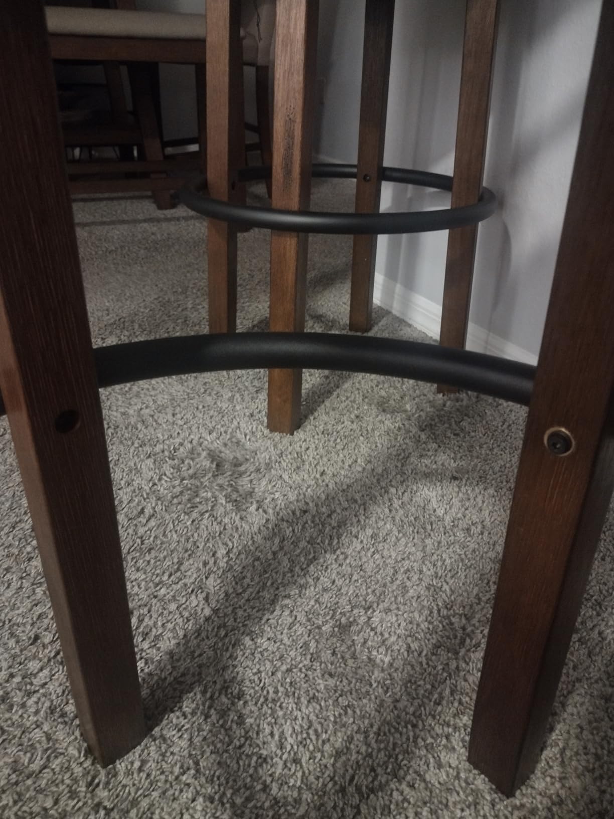 Signature Design by Ashley Valebeck Swivel Bar Stool with Back, 30 in | Rustic farmhouse style customer photo 2