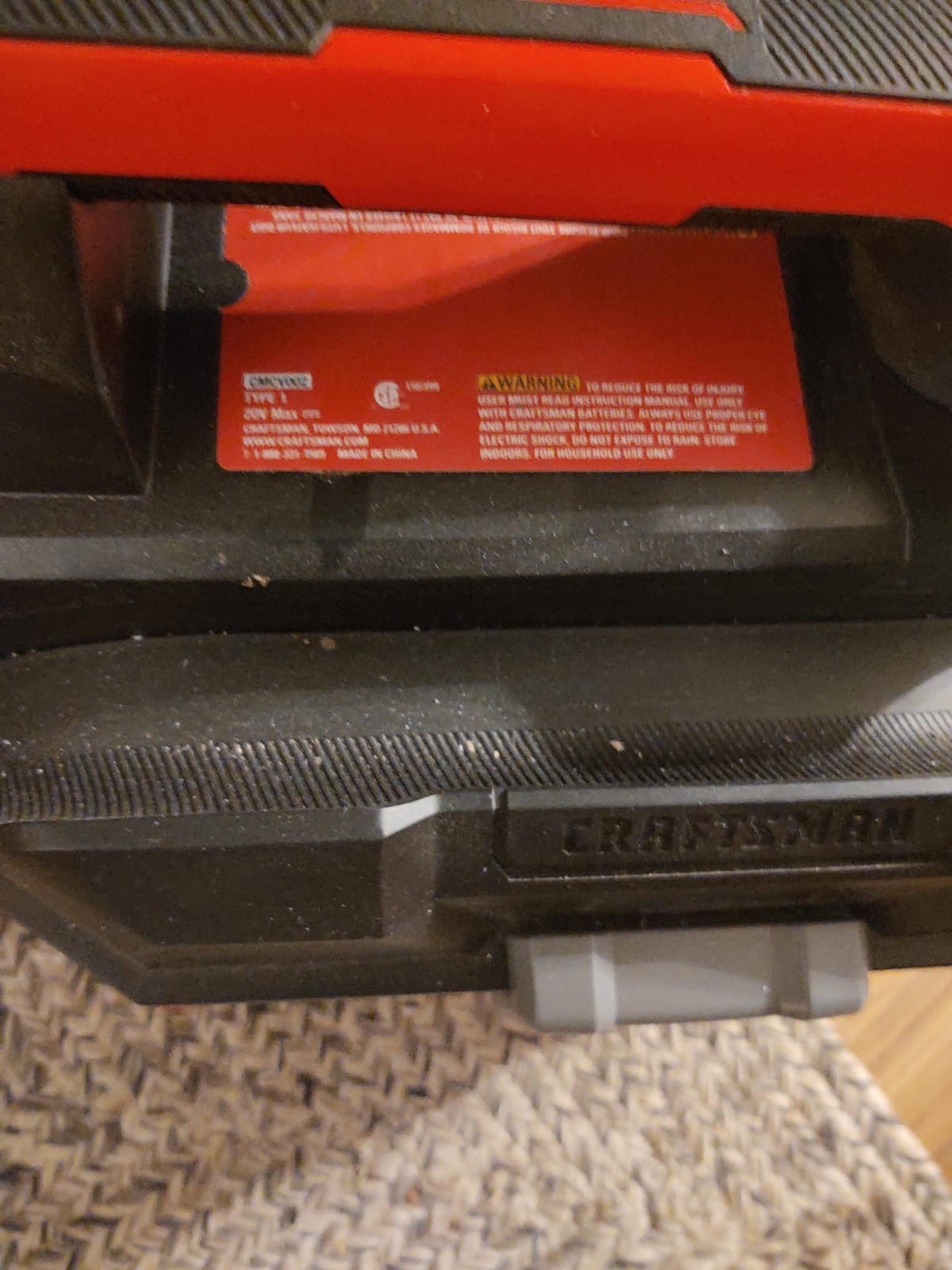 CRAFTSMAN CMCV002B 20V Max 2 gallon Wet Dry Vac (Tool Only) customer photo 2