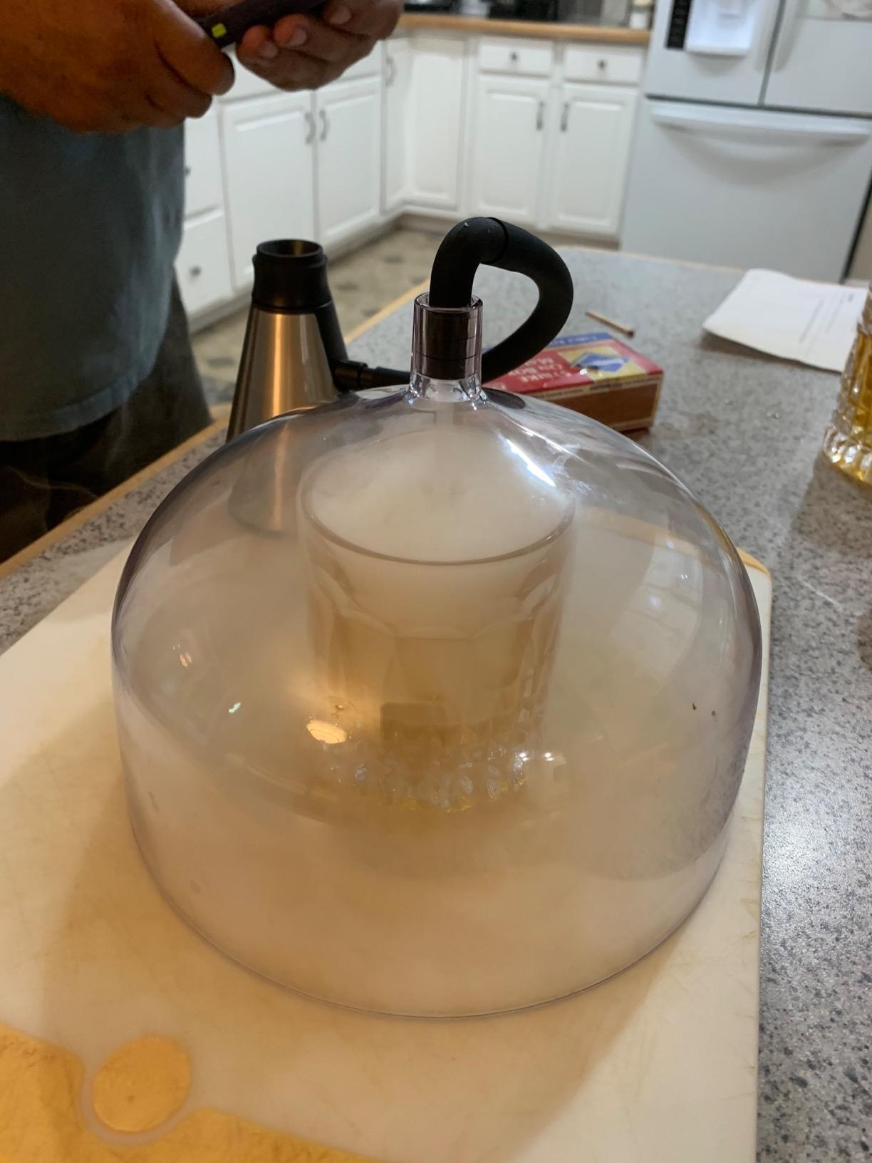 CucinaPro Handheld Smoking Gun Food Smoker, XL Dome Lid, Portable Infuser customer photo 1