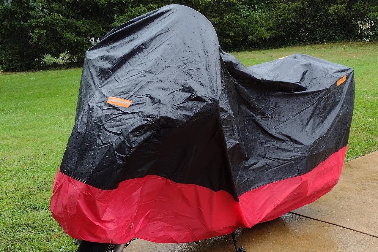 Motorcycle Cover Waterproof for Harley Davidson Street Glide Touring XXXL Orange customer photo 2
