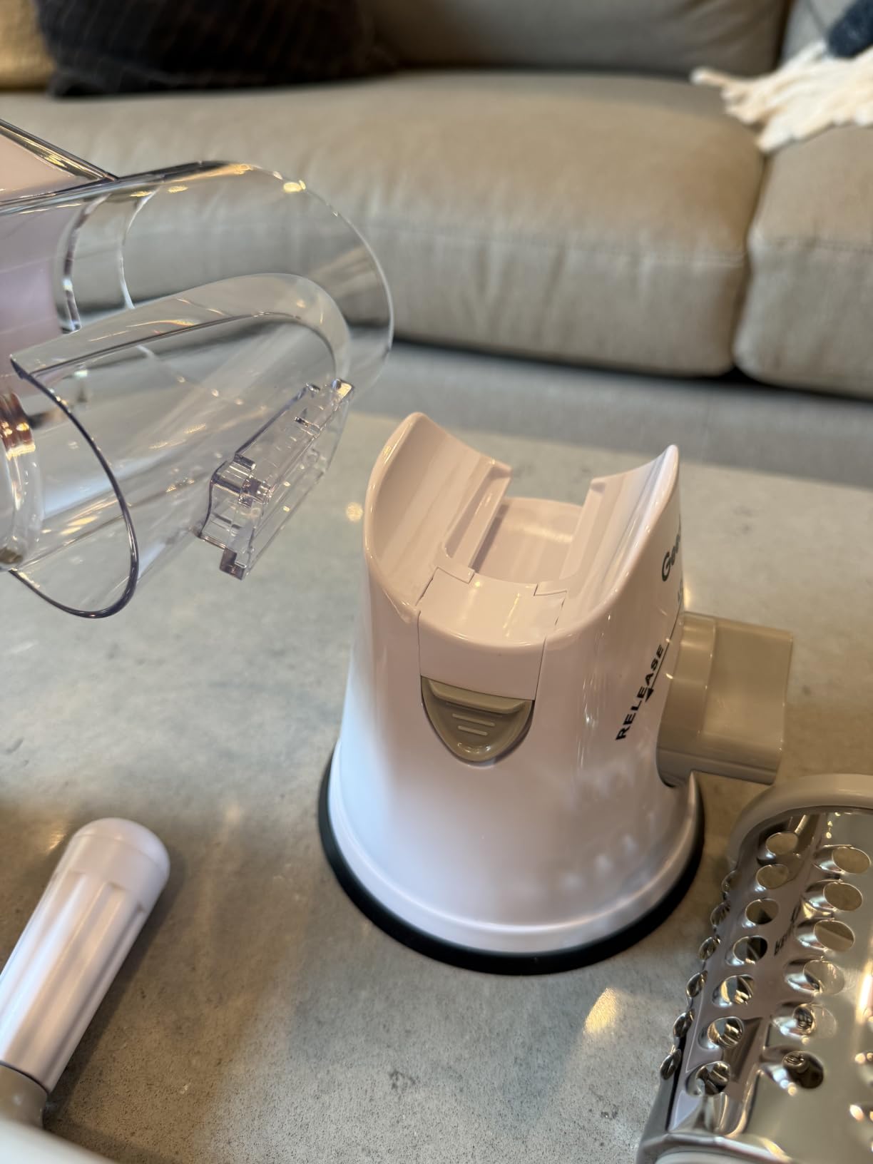 Geedel Rotary Cheese Grater Hand Crank, Cheese Shredder Vegetable Slicer customer photo 1