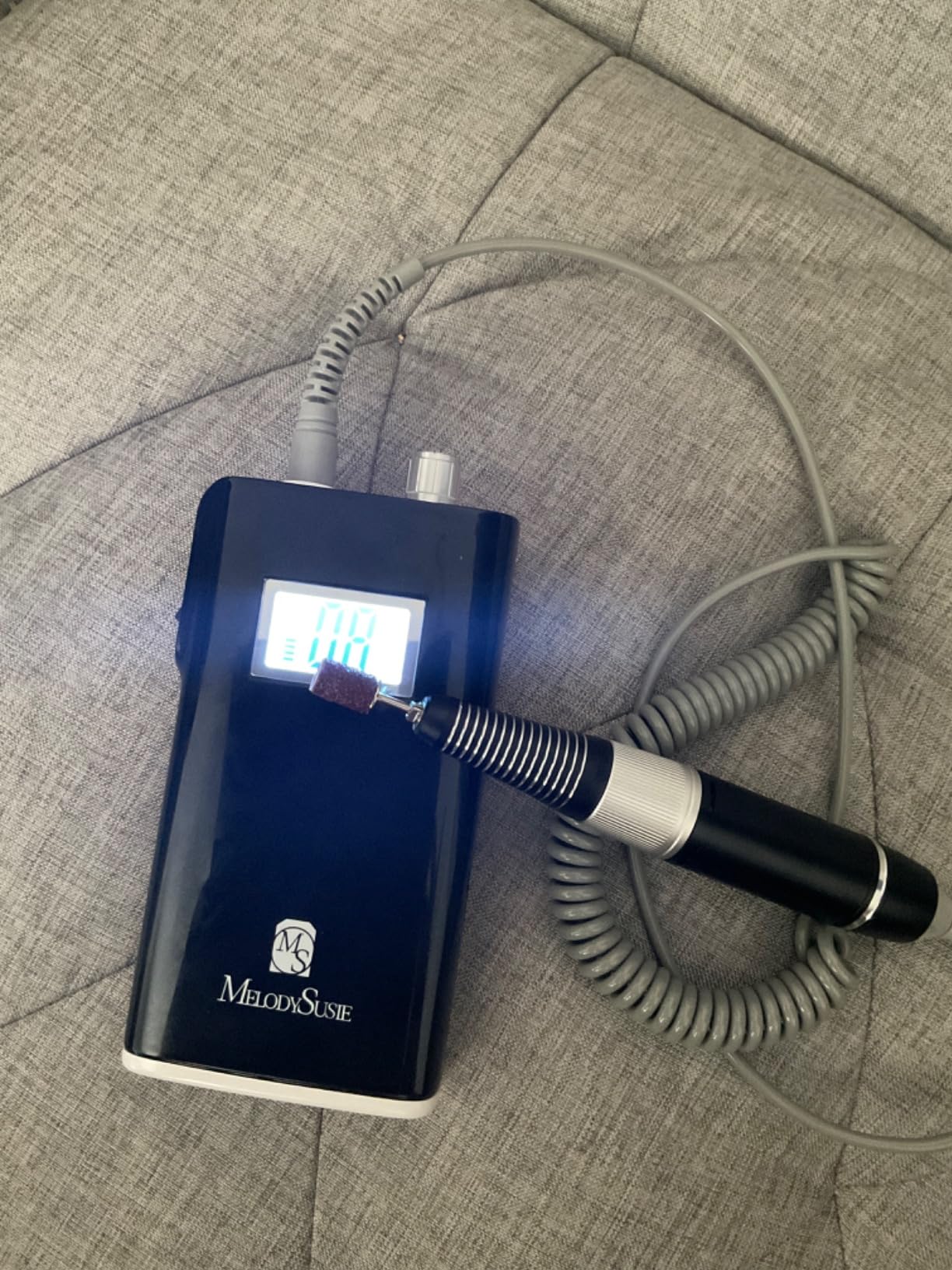 MelodySusie Portable Clip-On Nail Drill SC320H for Gel Removal & Nail Prep customer photo 2