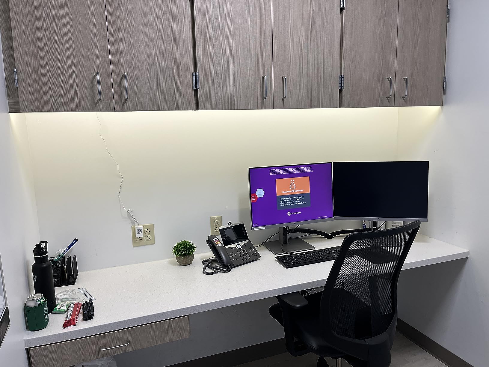 MYPLUS Under Cabinet LED Lighting, 16.4ft Dimmable Strip Lights, 3000K customer photo 1