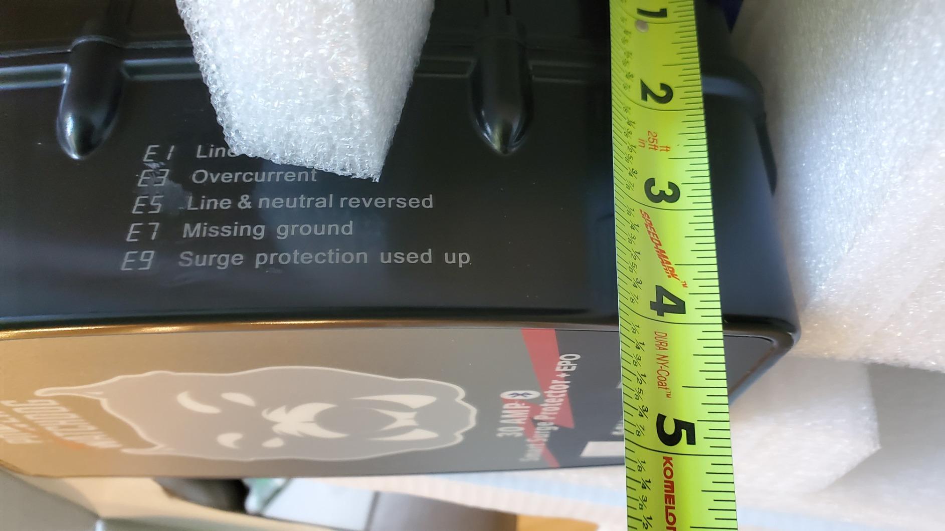 Power Watchdog PWD30EPO Smart RV Surge Protector, 30A, Bluetooth, IP65 | Patented Bluetooth connectivity monitors voltage, amperage & wattage. IP65 water-resistant. customer photo 1