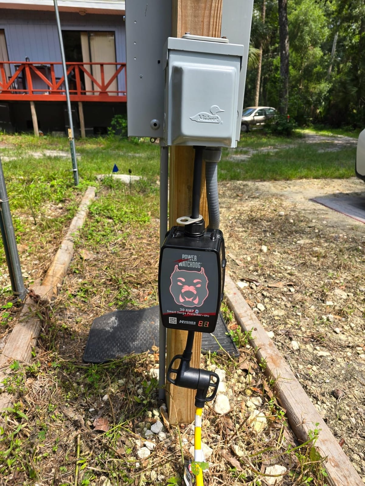 Power Watchdog PWD30EPO Smart RV Surge Protector, 30A, Bluetooth, IP65 | Patented Bluetooth connectivity monitors voltage, amperage & wattage. IP65 water-resistant. customer photo 2
