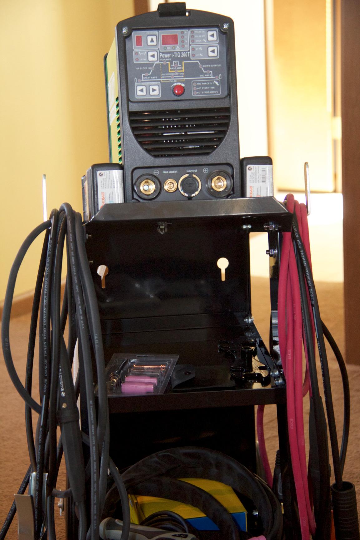 Rockwood 3-Tier Portable Welding Cart | Heavy Duty Gauge Steel | for Mig Welder & Plasma | Utility Cart Storage Organizer | Welding Accessories | Holds up to 125 Cubic ft Tank customer photo 2