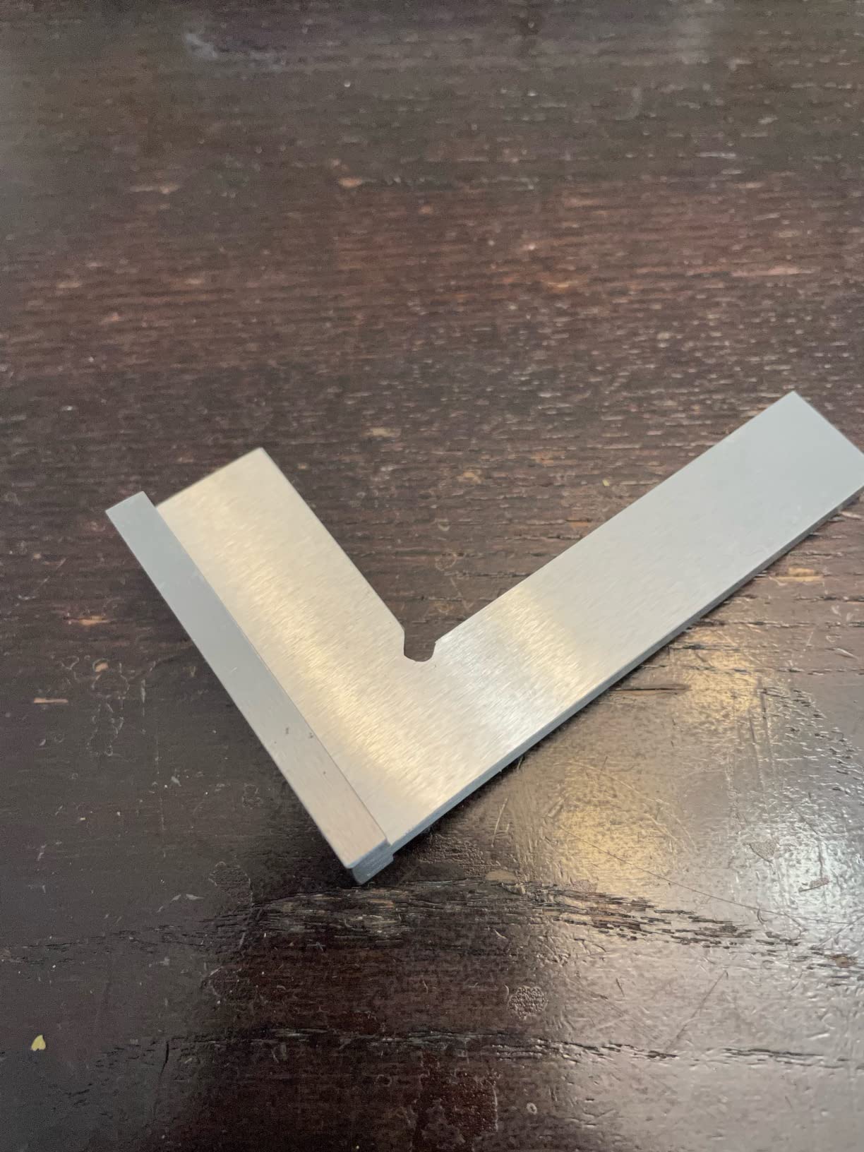 Precision Machinist Square 4 Inch Engineer Square 90 Degree Right Angle Ruler Ground Hardened Steel with Seat 4 x 2.8 Inch customer photo 2