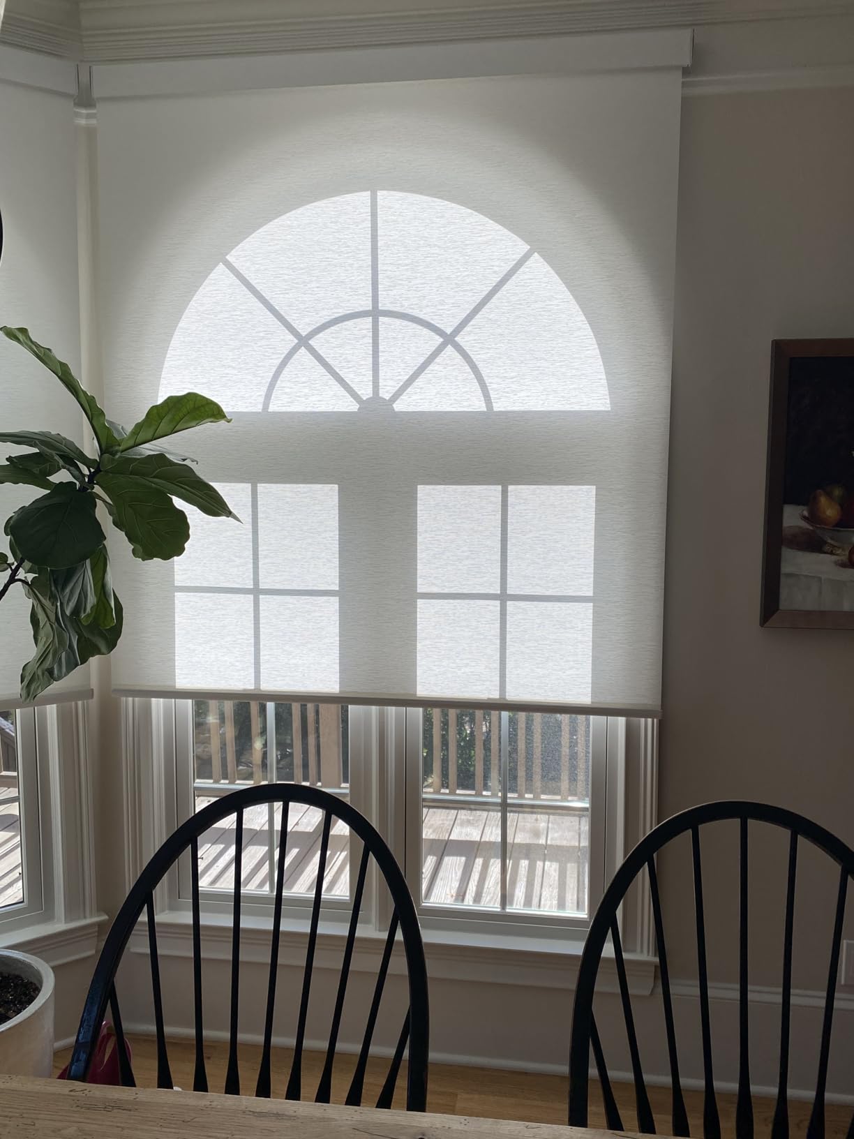 Yoolax Motorized Blinds with Remote, Light Filtering Smart Window Blinds customer photo 1