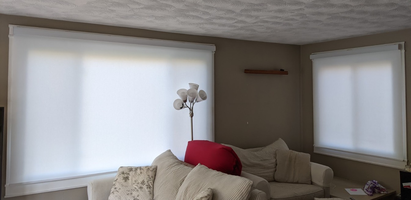 Yoolax Motorized Blinds with Remote, Light Filtering Smart Window Blinds customer photo 2