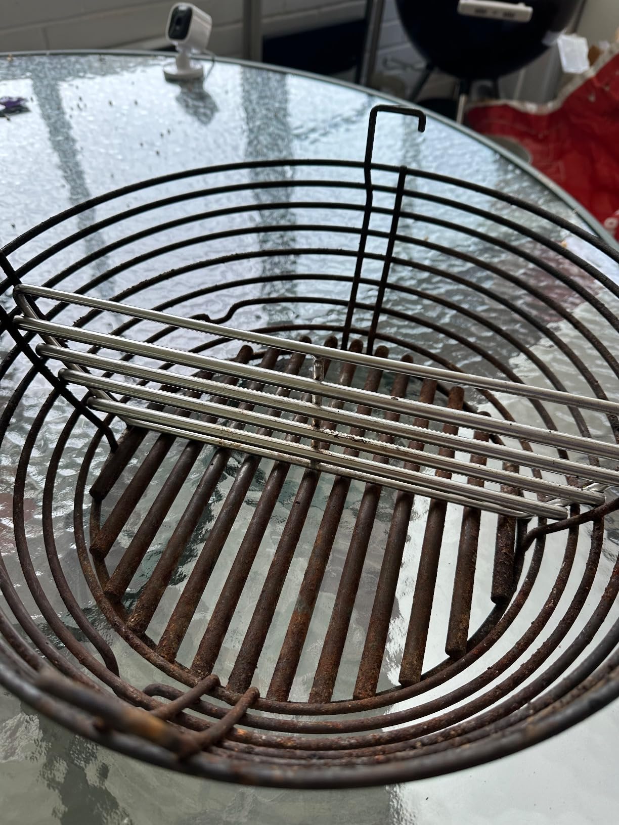 Kamado Joe Stainless Steel Charcoal Basket Grill Accessory to Create Multiple Cook Zones for All Classic Joe 18-inch Charcoal Grill and Smokers, Model KJ-MCC23 customer photo 2