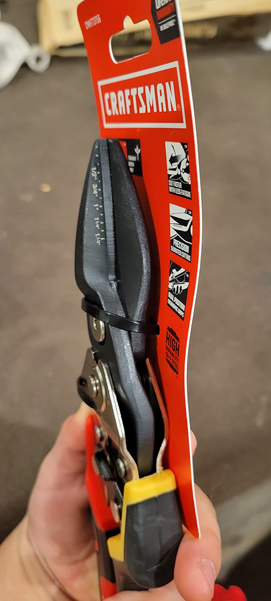 CRAFTSMAN Aviation Snips, Straight Cut (CMHT73756) customer photo 2