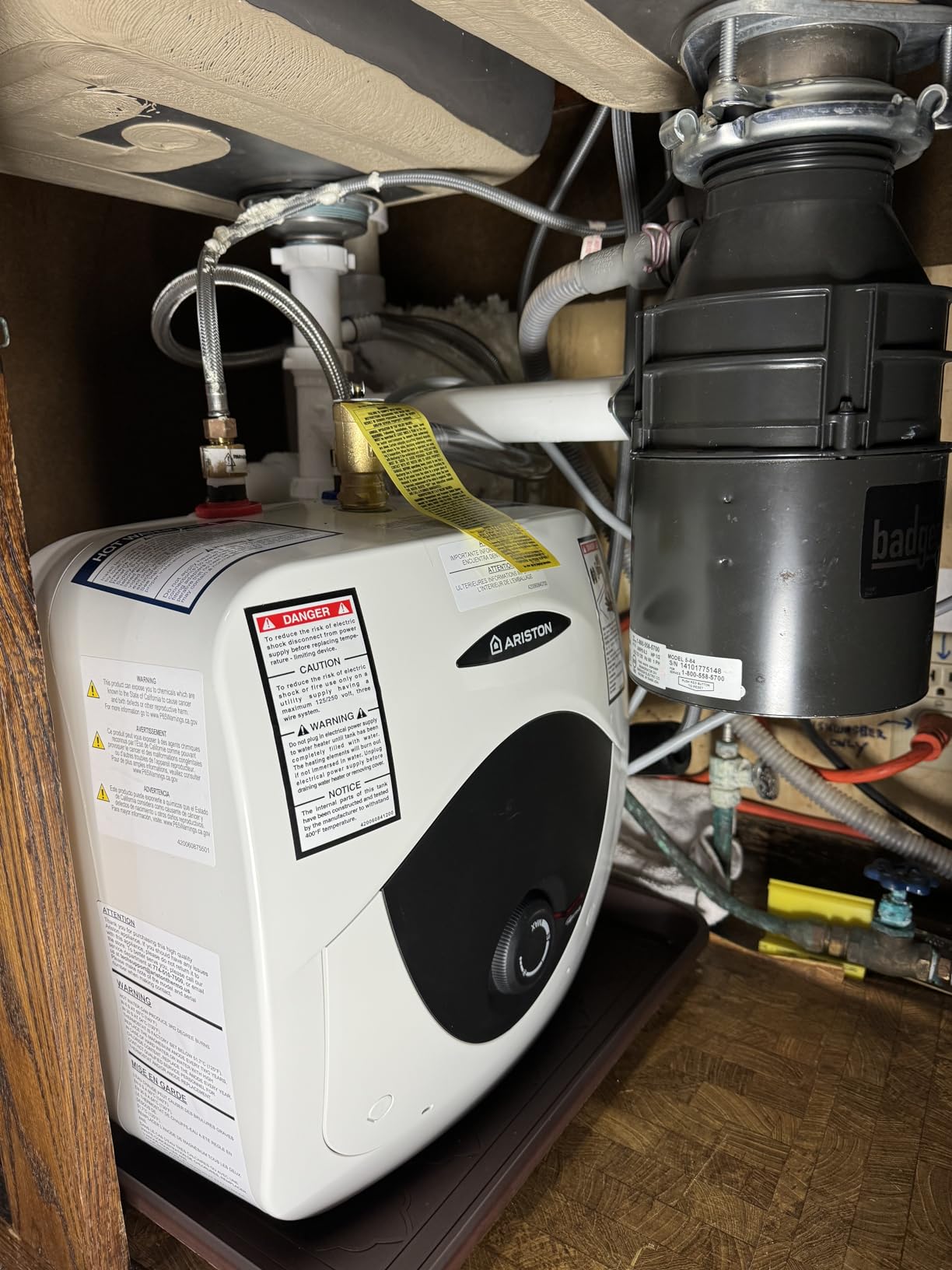8 Gallon Capacity, 120-Volt – Ariston Andris Mini Tank Electric Water Heater – Heating Solution for Under Sink, RV, and Compact Spaces, Smart Boost for Versatile Heating, Simple Installation customer photo 2