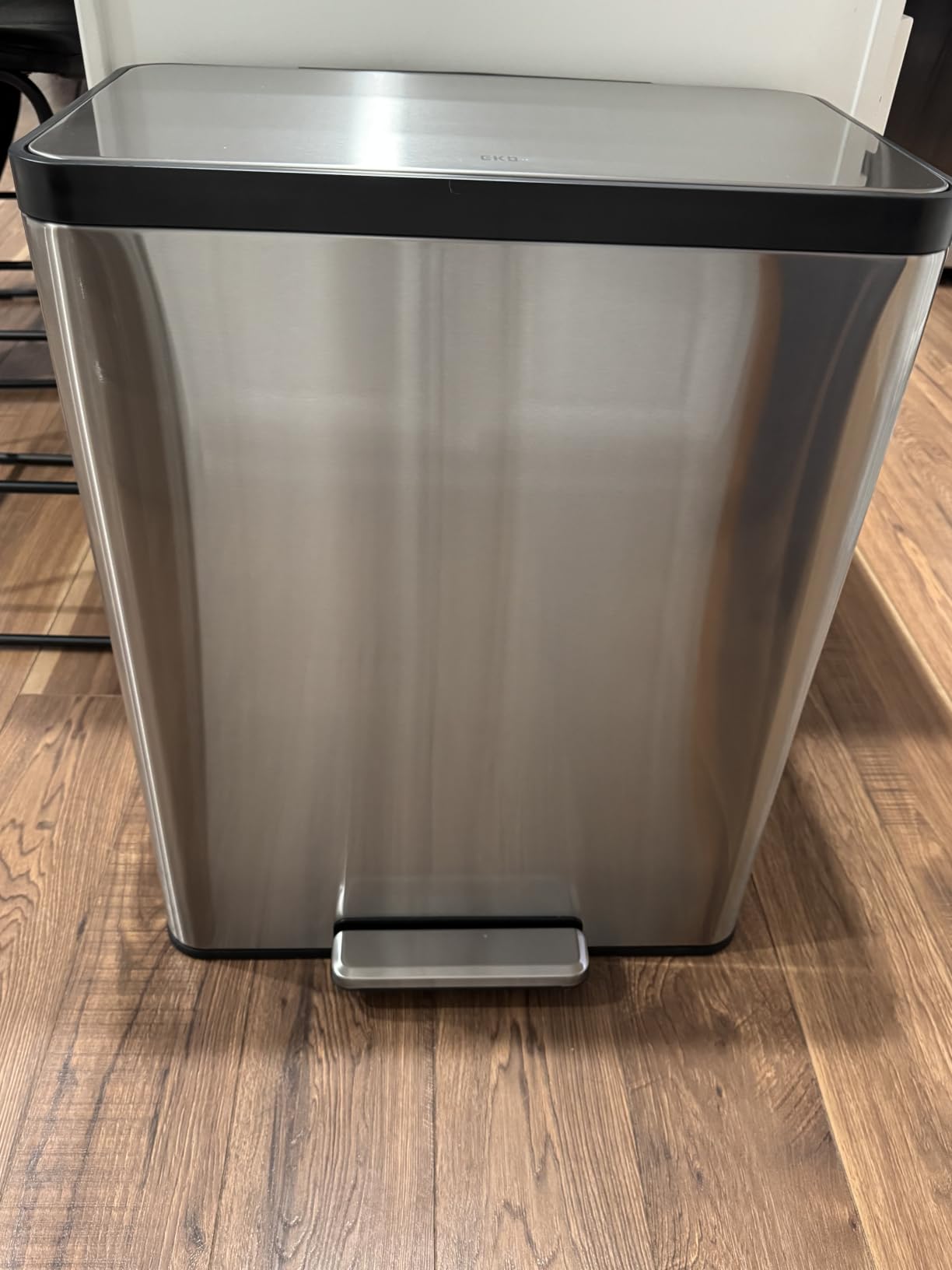 EKO EcoCasa II 36L+24L Dual Trash Can with Recycle Bin, Stainless Steel Garbage Can with Lid, Deodorizer Compartment, Odor-Proof and Fingerprint Resistant customer photo 2