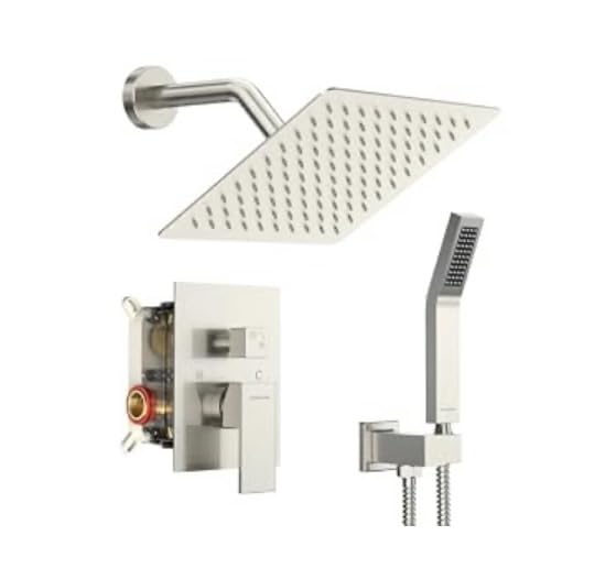SR SUN RISE Shower Faucet Set 12-Inch Rainfall Shower Head ORB customer photo 2
