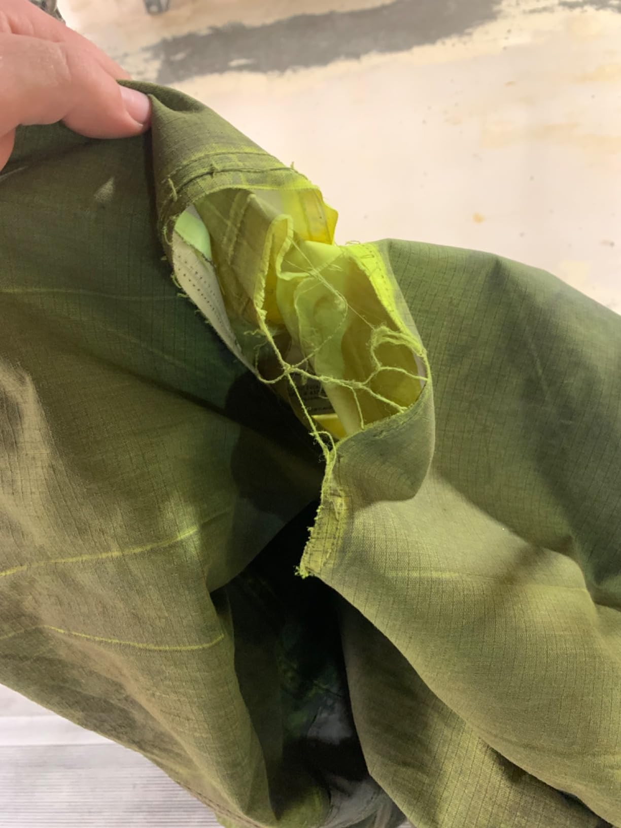 Pioneer Hi Vis Ripstop Waterproof Bib Pants/Overalls for Men - Reflective Safety Work Rain Pants customer photo 2