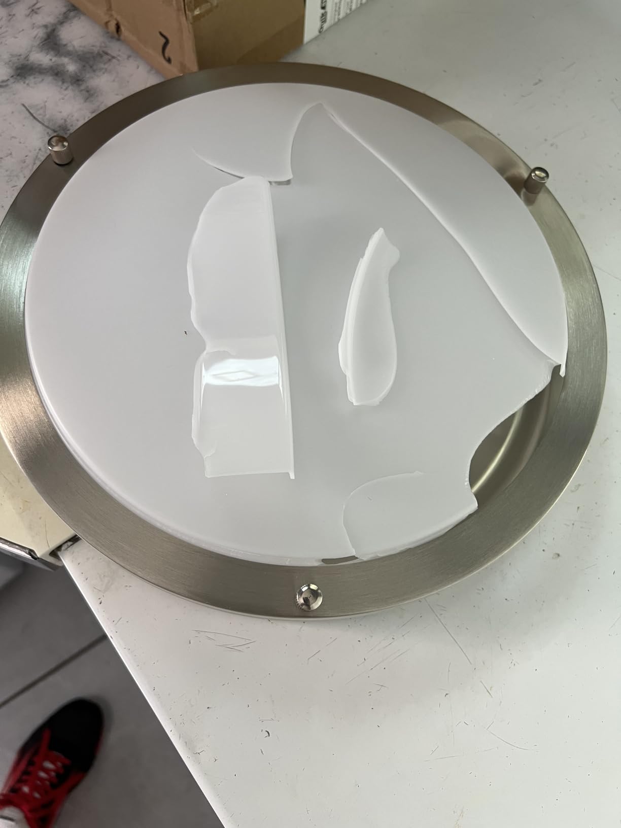 36W LED Flush Mount Ceiling Light Fixture, 400W Equivalent, 5000K Daylight customer photo 1