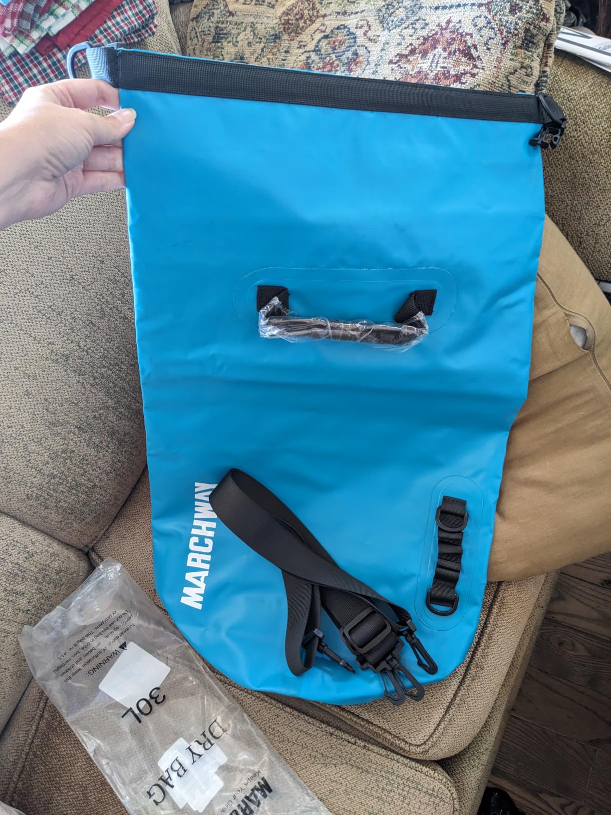 MARCHWAY Floating Waterproof Dry Bag Backpack, Roll Top, 5L/10L/20L/30L/40L customer photo 2