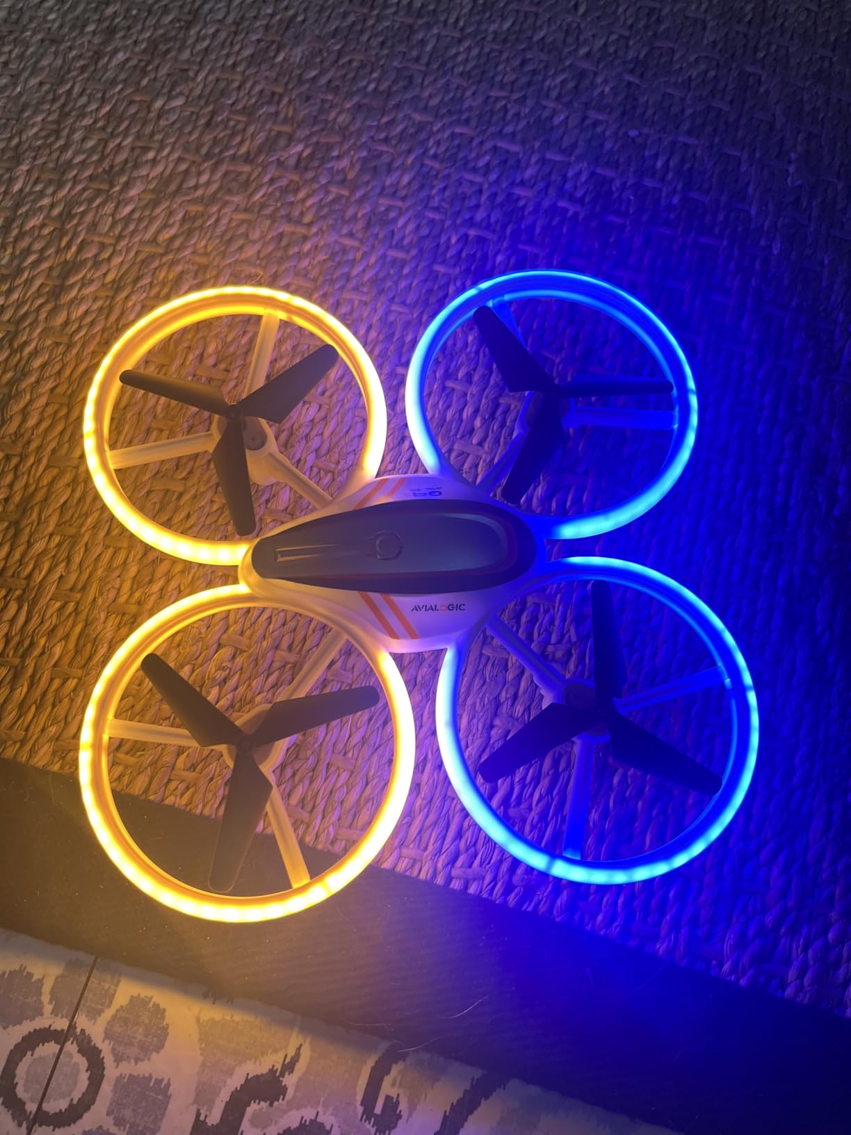 Q9s Drones for Kids,RC Drone with Altitude Hold and Headless Mode,Quadcopter with Blue&Green Light,Propeller Full Protect,2 Batteries and Remote Control,Easy to fly Kids Gifts Toys for Boys and Girls customer photo 2