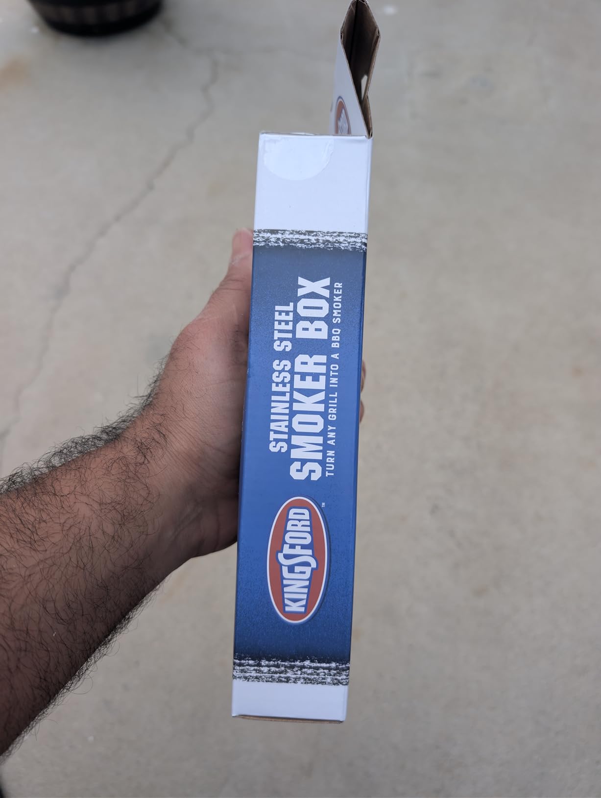 Kingsford Stainless Steel Wood Chip Smoker Box, 9.05 x 3.74 x 1.57 in customer photo 2