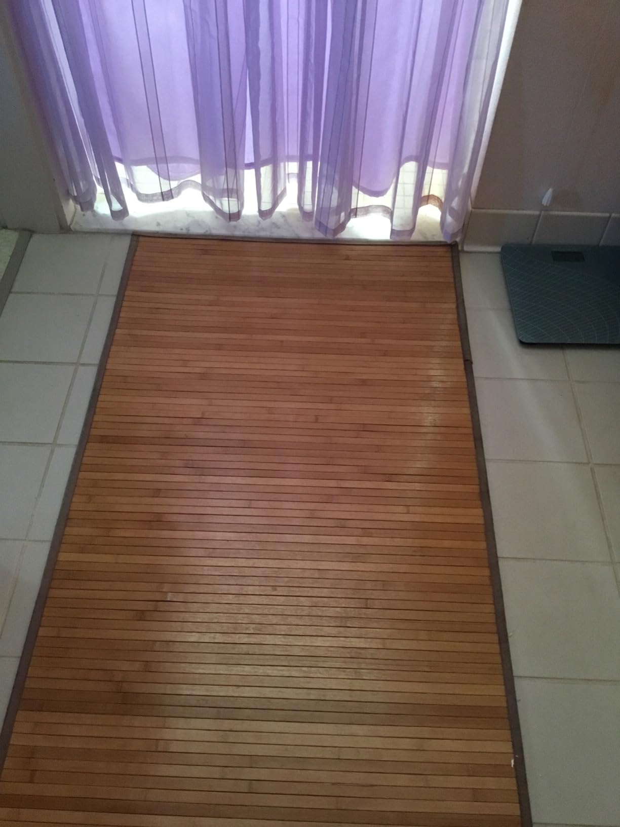 Nisorpa Bamboo Area Rug, Floor Mat with Anti-Slip Backing, 29.5x79 Inches customer photo 2